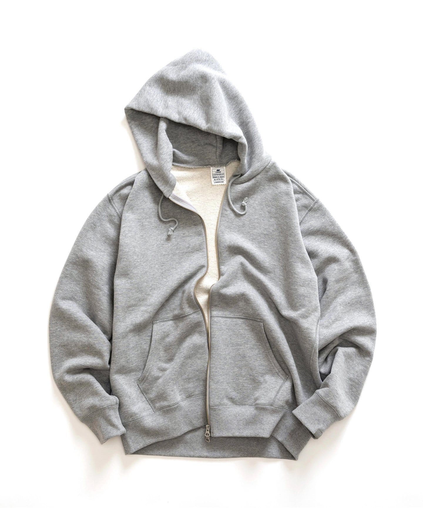 LOOPWHEELER × LOWERCASE for EDIFICE ライトツリウラケ ジップ