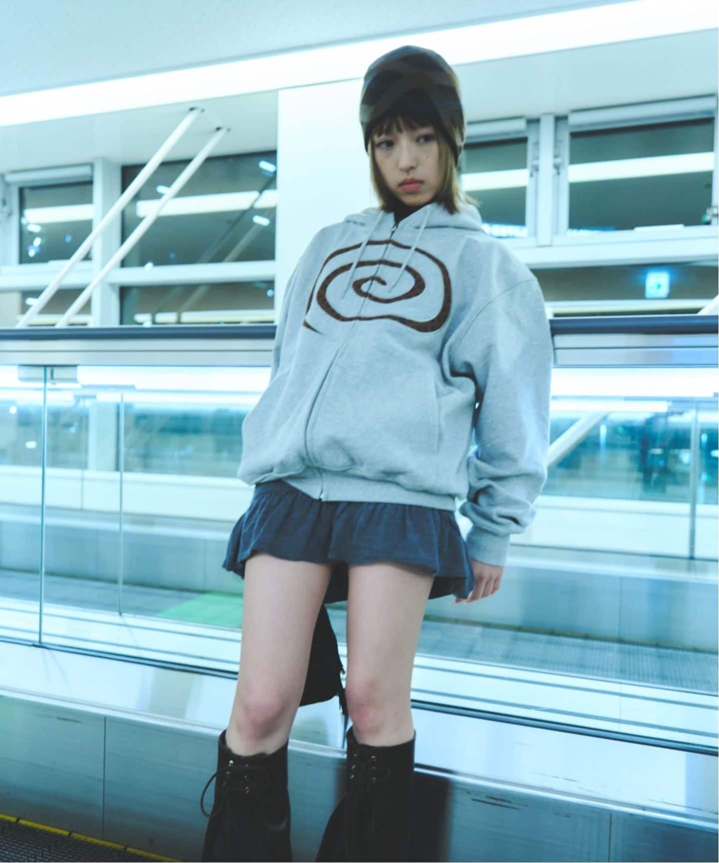 SOL soonerorlater / スーナーオアレイター EX PLAID ZIP HOODIE