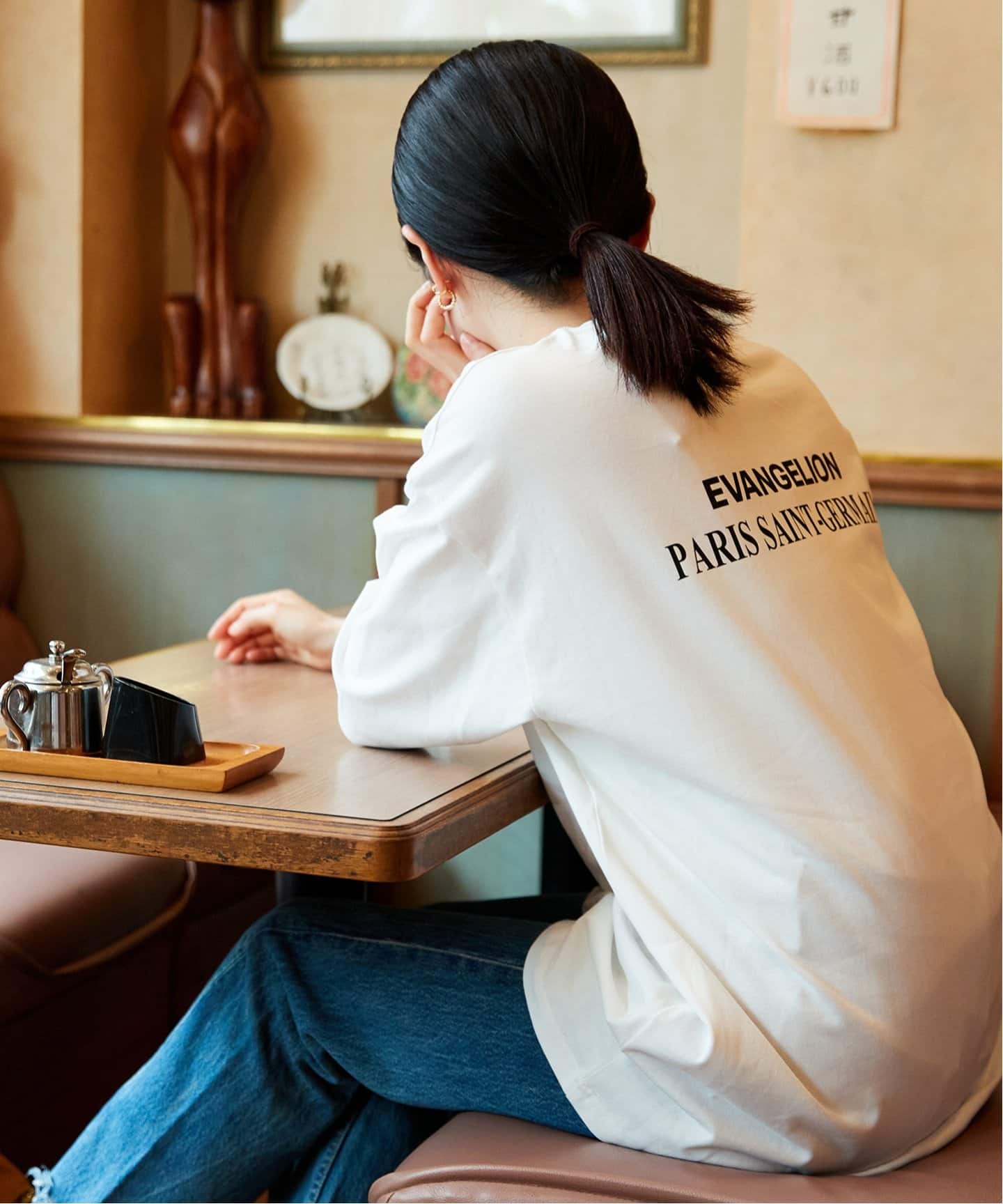 EVA*PSG】 JP ASUKA TEE（Tシャツ／カットソー）｜Paris Saint-Germain