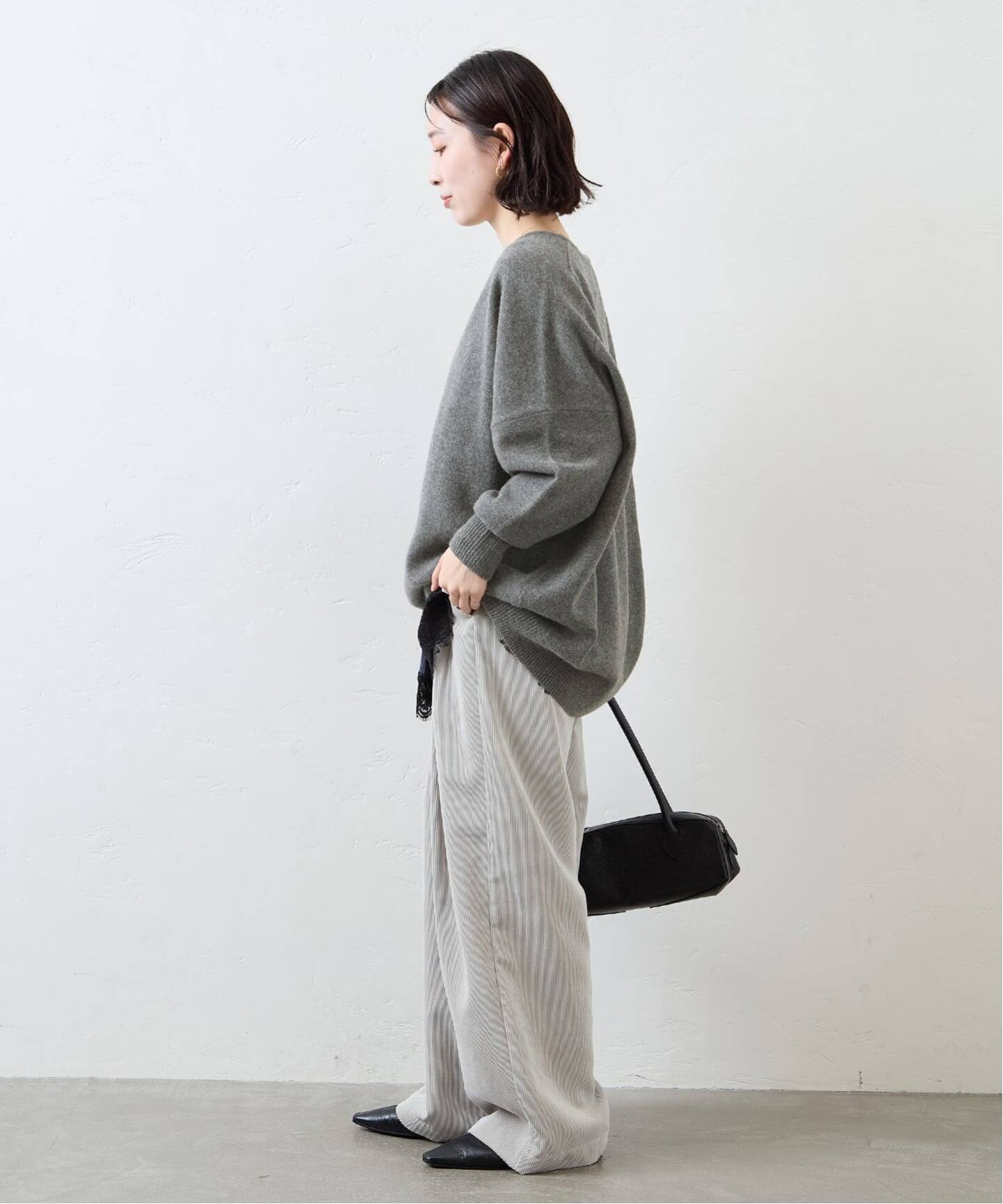 WEB限定追加》MUSIC カフタンプルオーバー（ニット／セーター