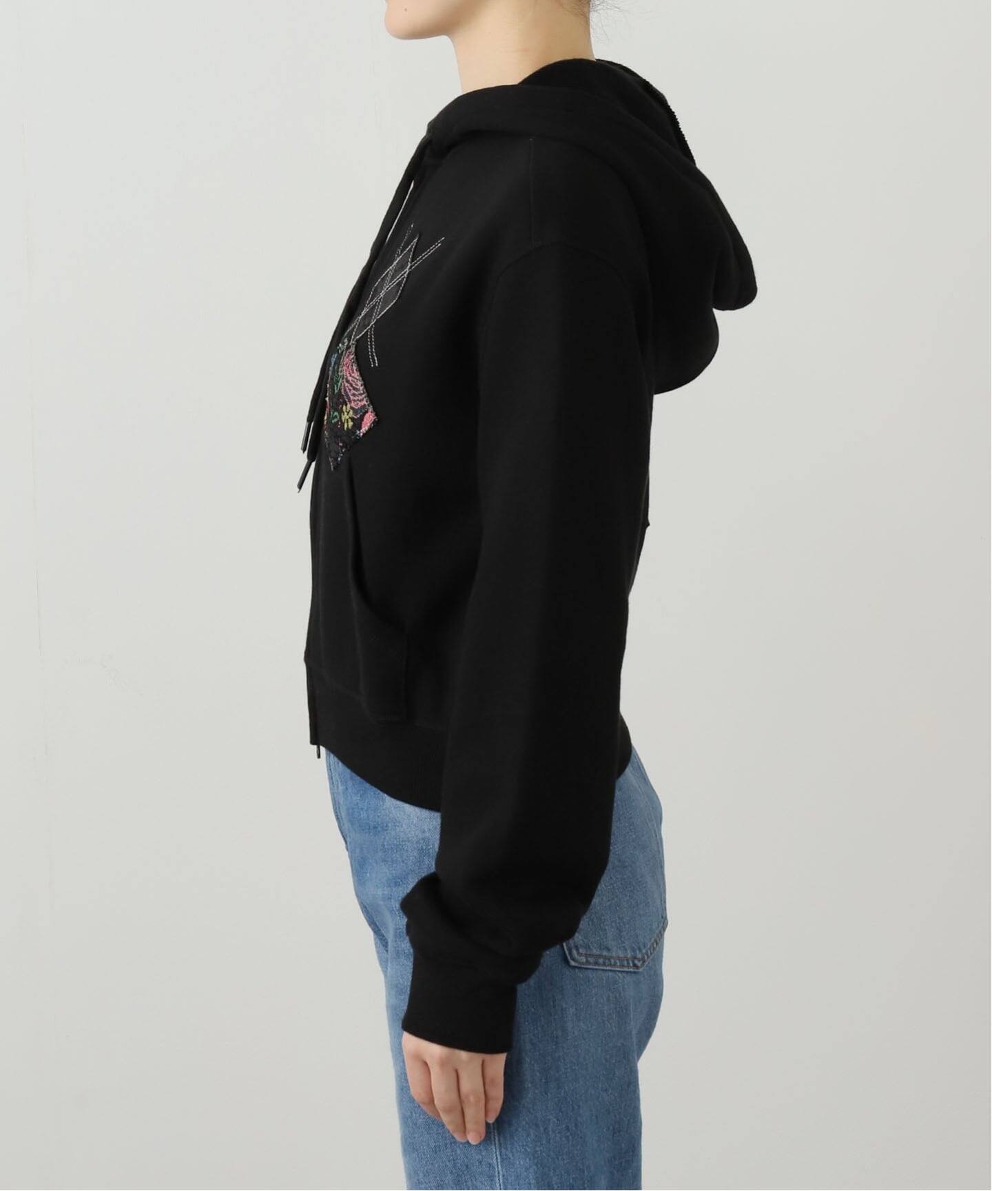 OPEN YY / オープンワイワイ】Knitted ARGYLE PATCHED HOODIE