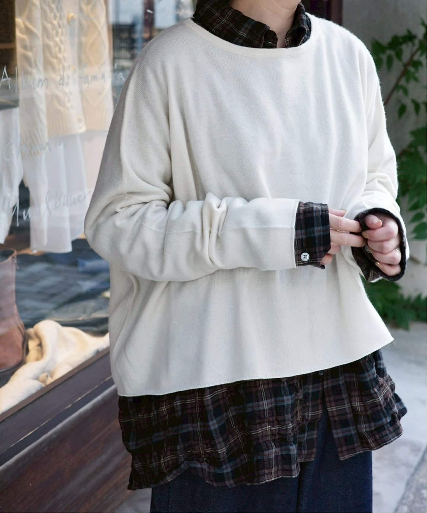 カシミヤ ワイドプルオーバー（ニット／セーター）｜journal standard