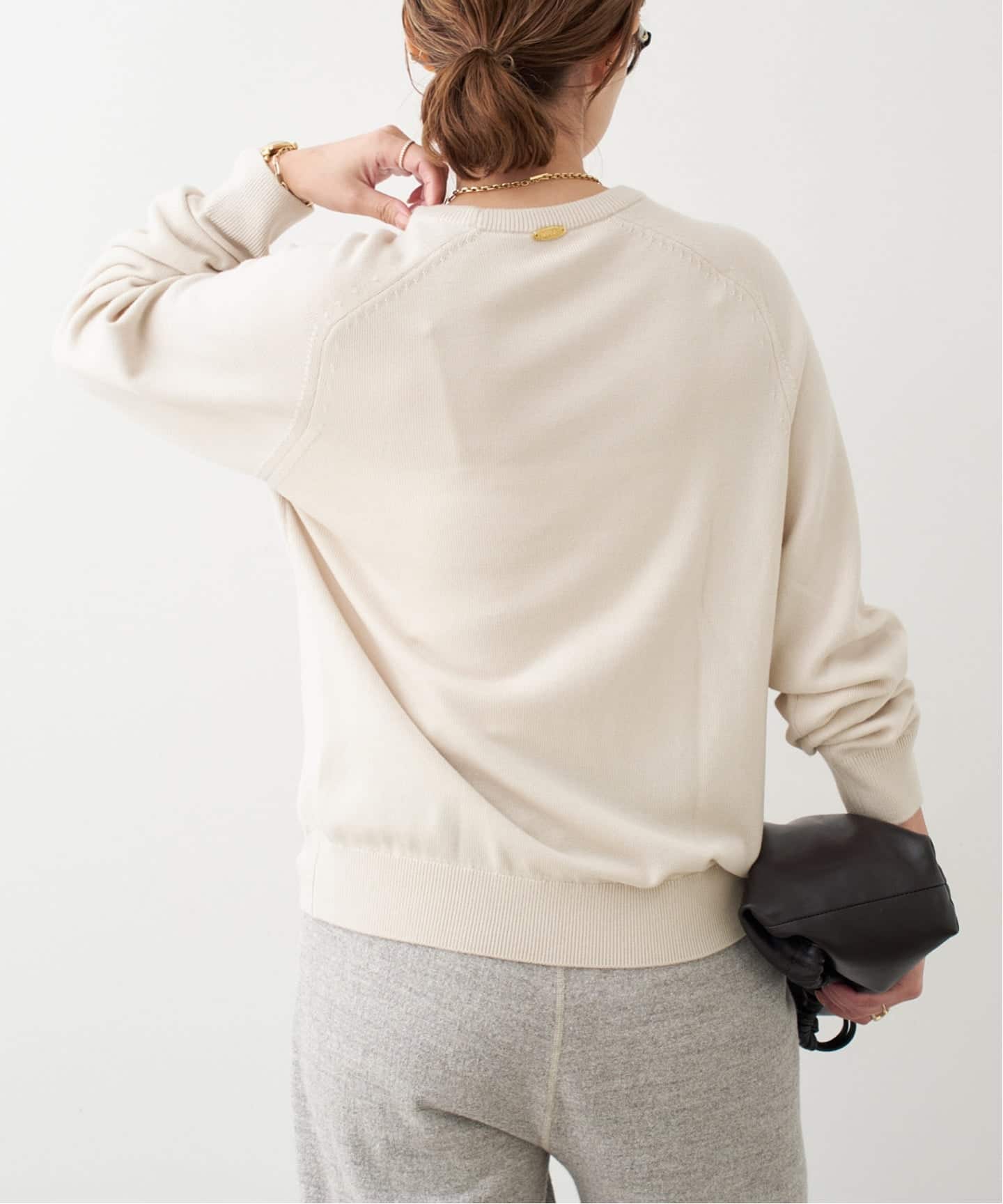 WISH クルーネック プルオーバー（ニット／セーター）｜Deuxieme