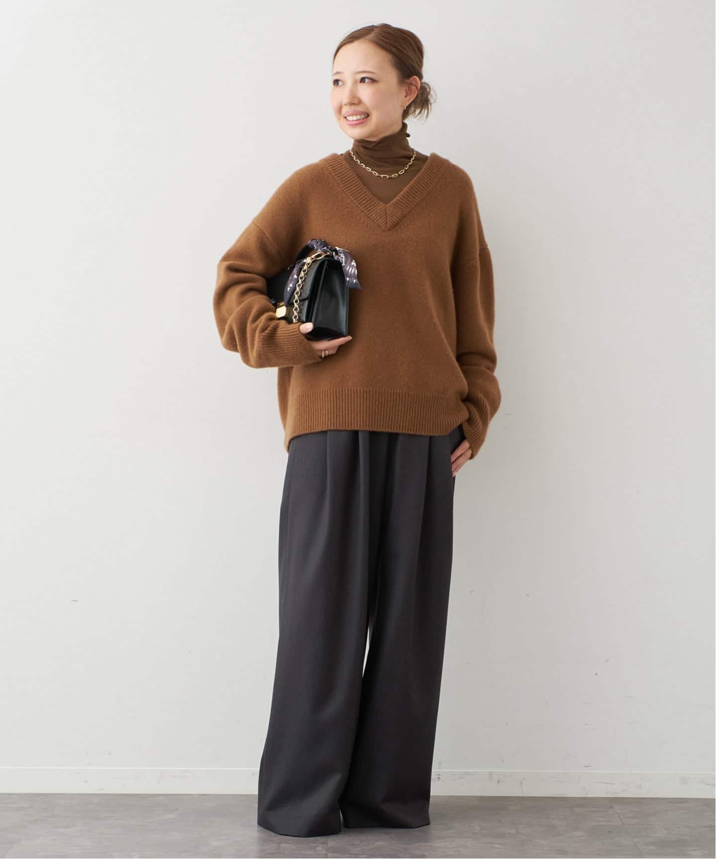 FF30 TODAY タートルネック プルオーバー（ニット／セーター