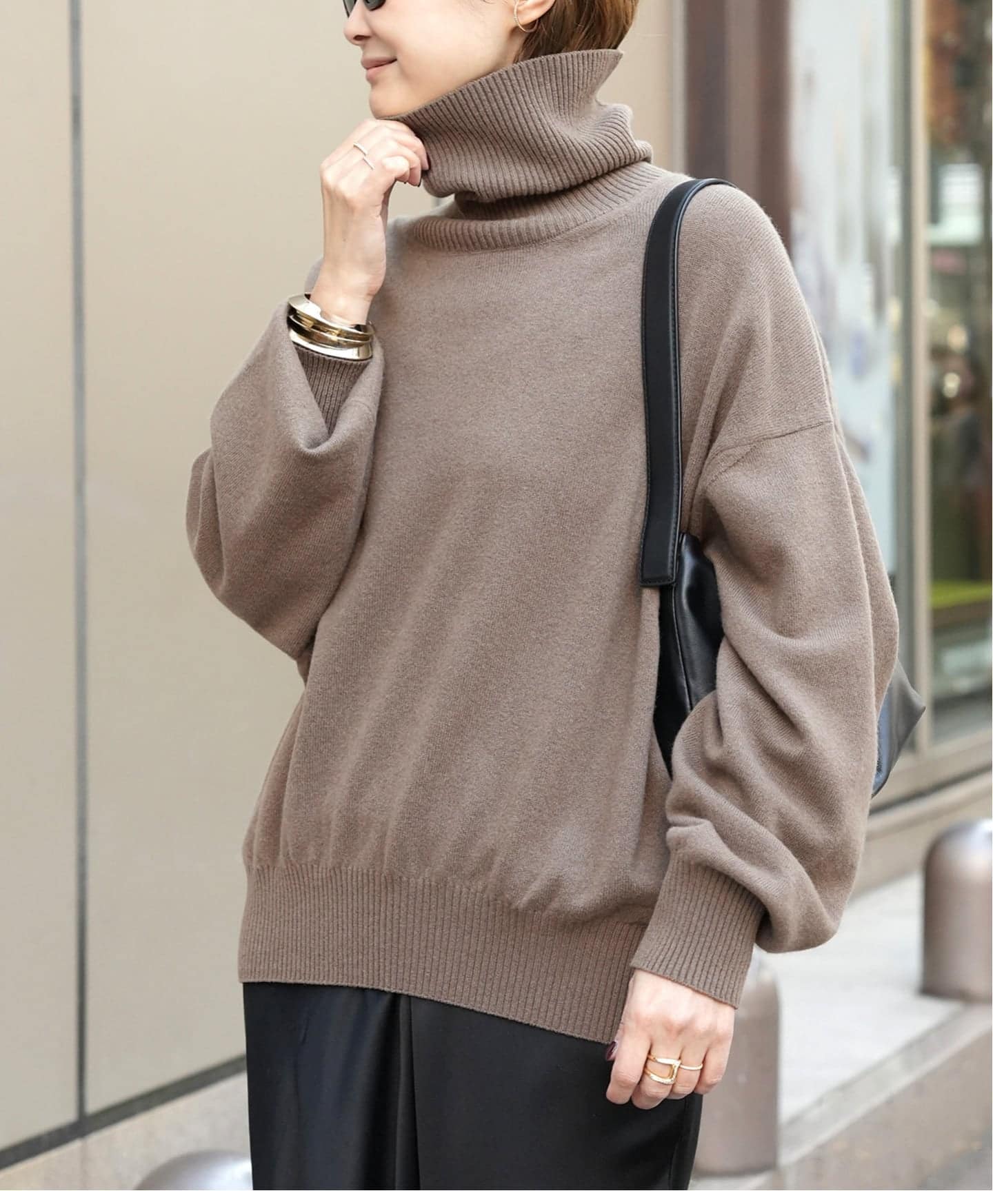 JUSPER タートルネック プルオーバー（ニット／セーター）｜Deuxieme