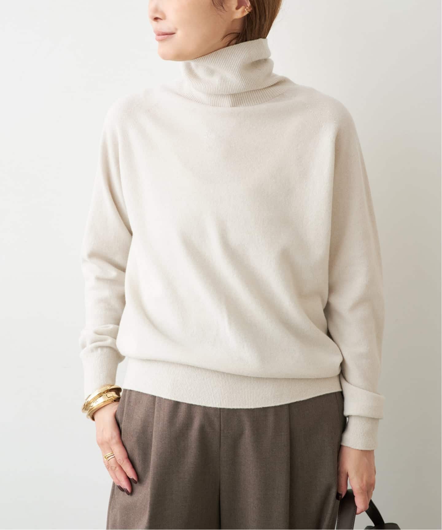 CAPRI タートルネック プルオーバー（ニット／セーター）｜Deuxieme