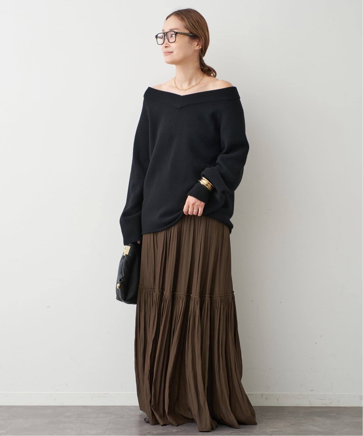 ミドルゲージ Vネック ニット（ニット／セーター）｜Deuxieme Classe