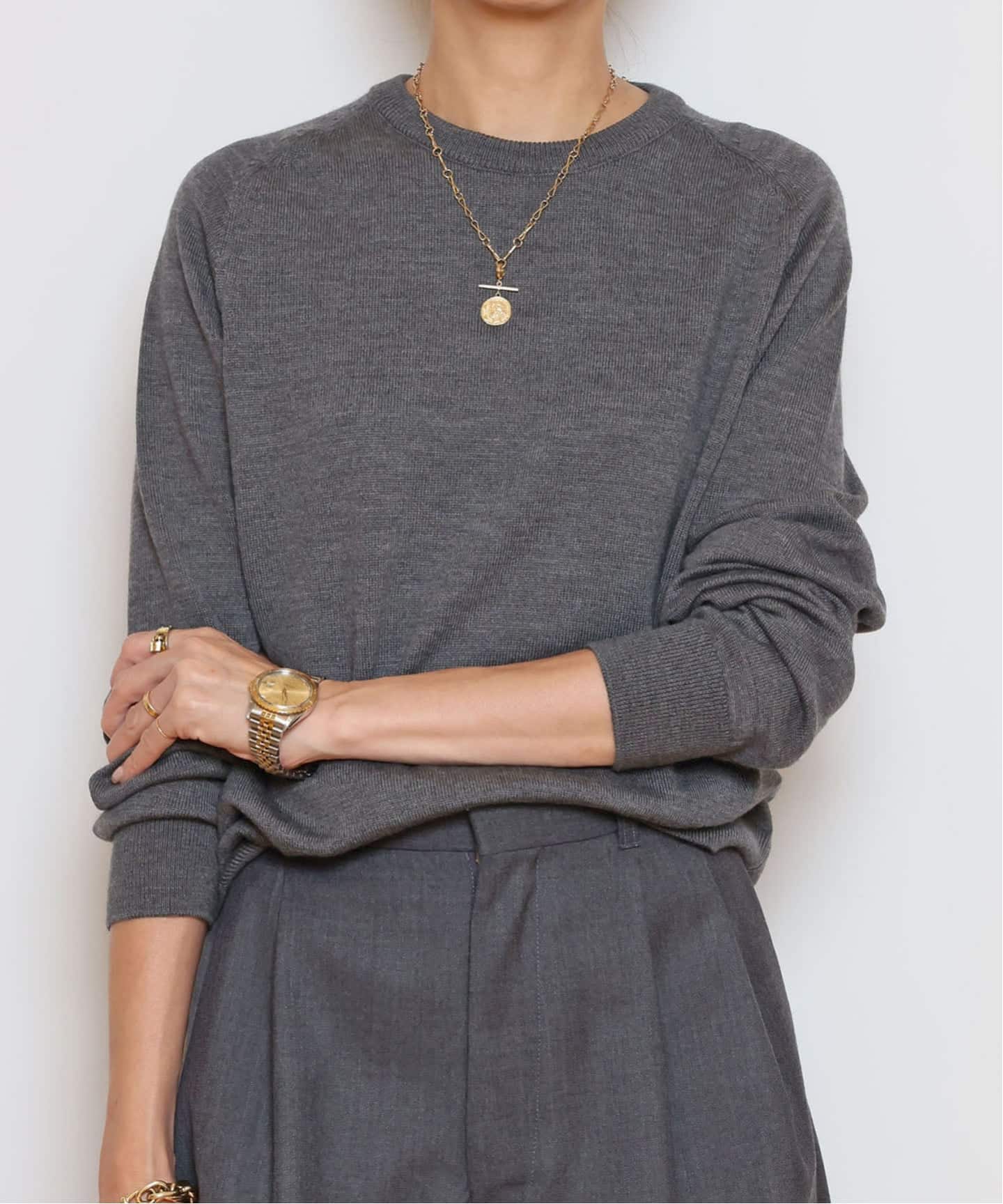 WISH クルーネックプルオーバー（ニット／セーター）｜MUSE de