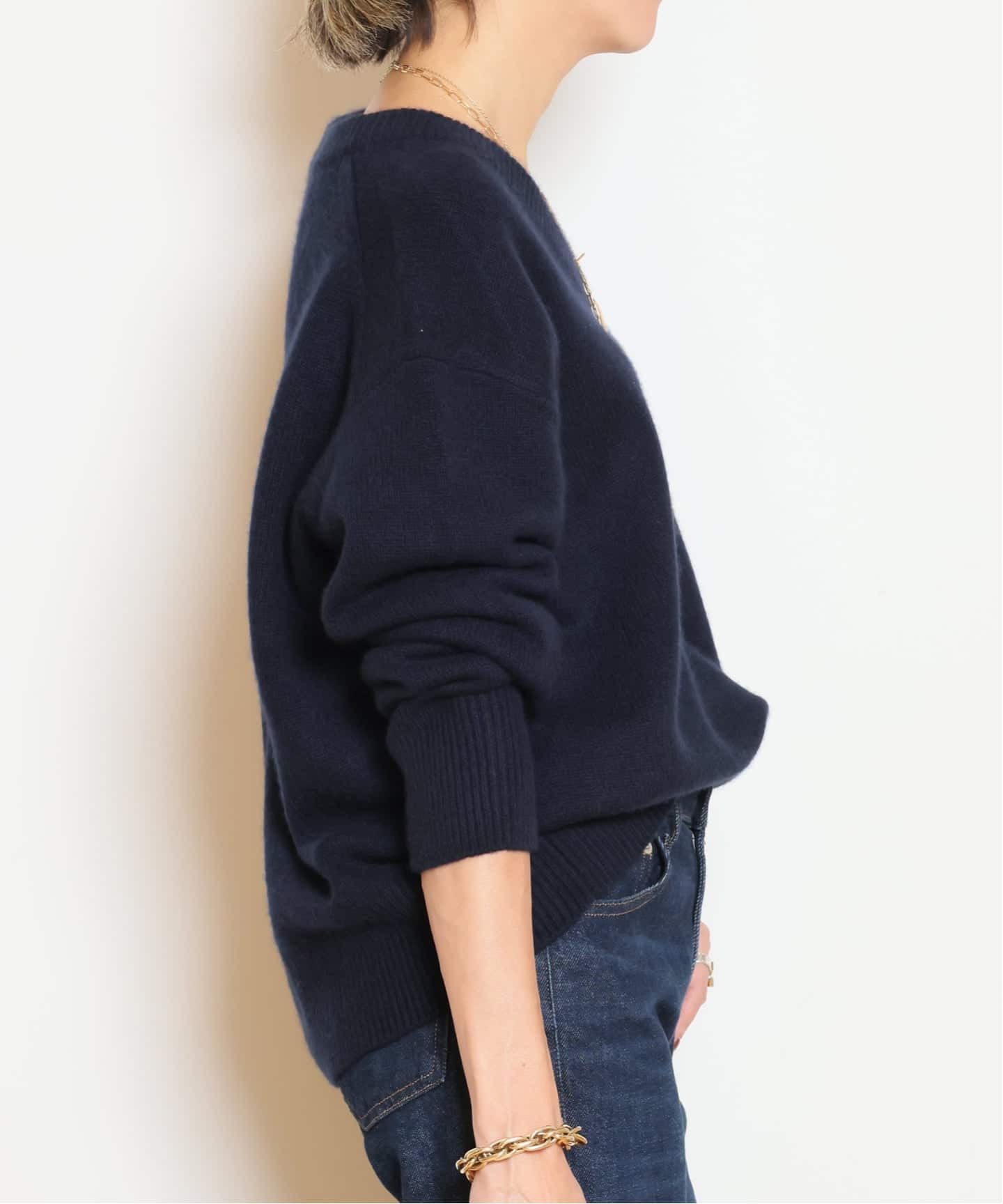 CASHY OVER Vネック プルオーバー（ニット／セーター）｜MUSE de