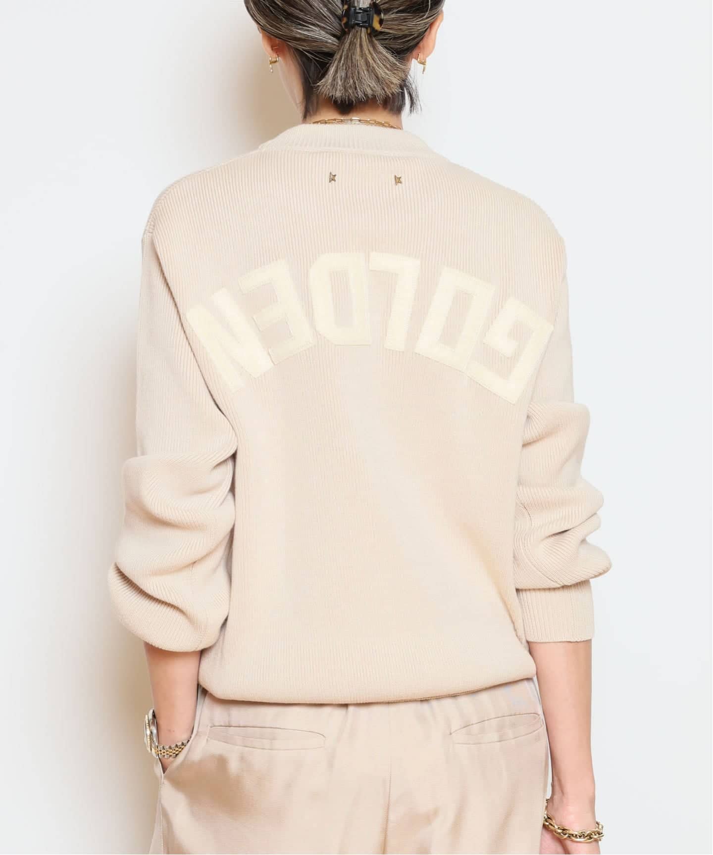 GOLDEN GOOSE/ゴールデングース】クルーネック BOYFRIEND ニット