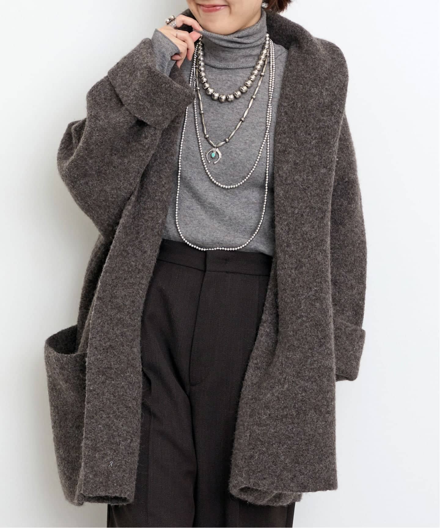 LAUREN MANOOGIAN/ローレン マヌージアン】 DOUBLE FACE COAT