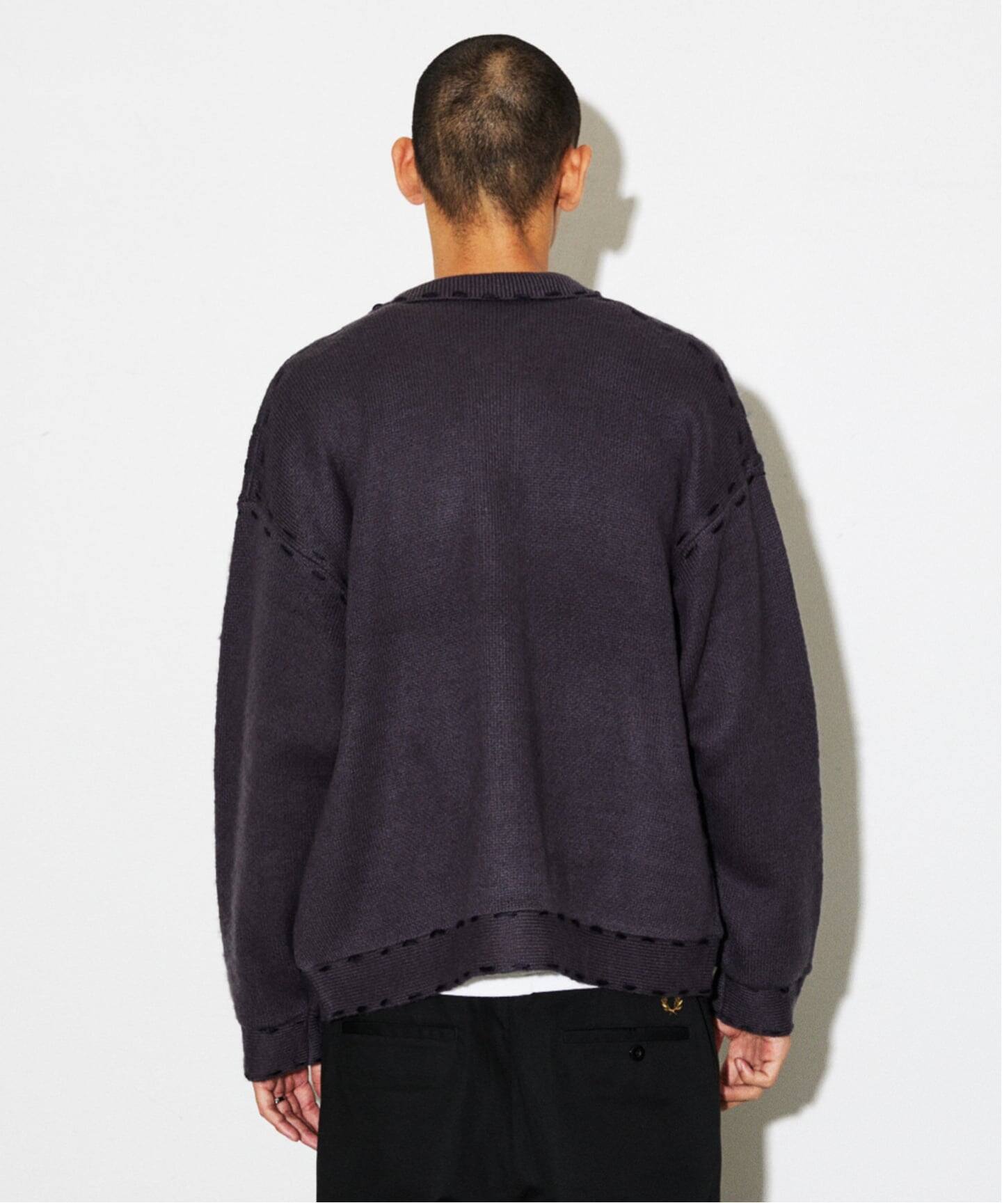 ハンド ステッチ ブラッシュド カーディガン（カーディガン）｜JOURNAL