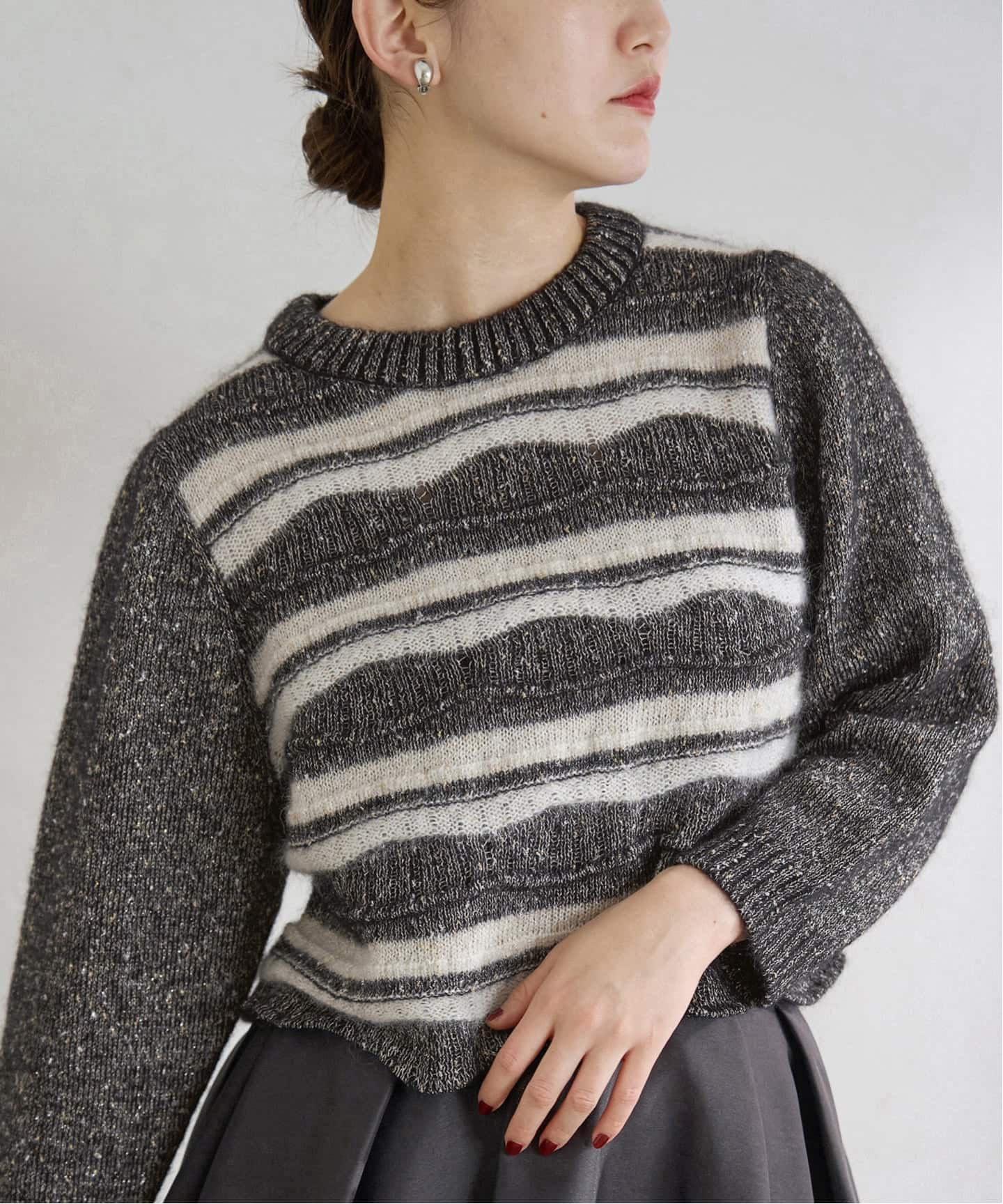 モヘヤMIXラメニット（ニット／セーター）｜IENA（イエナ）の通販