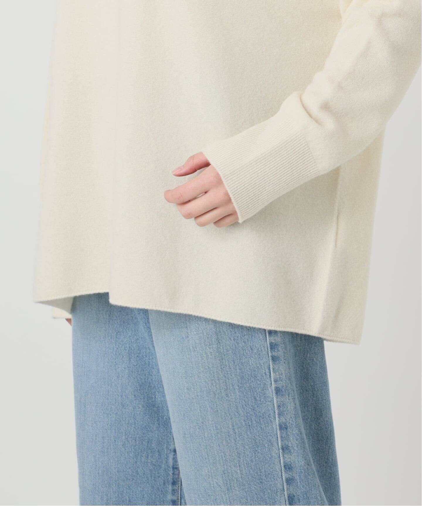 追加5》Fineニュージーウール ニュアンス Vプルオーバー（ニット