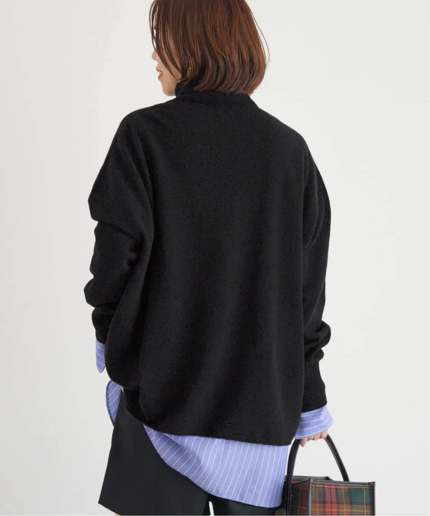 追加》Fineニュージーウール ハイネックプルオーバー（ニット