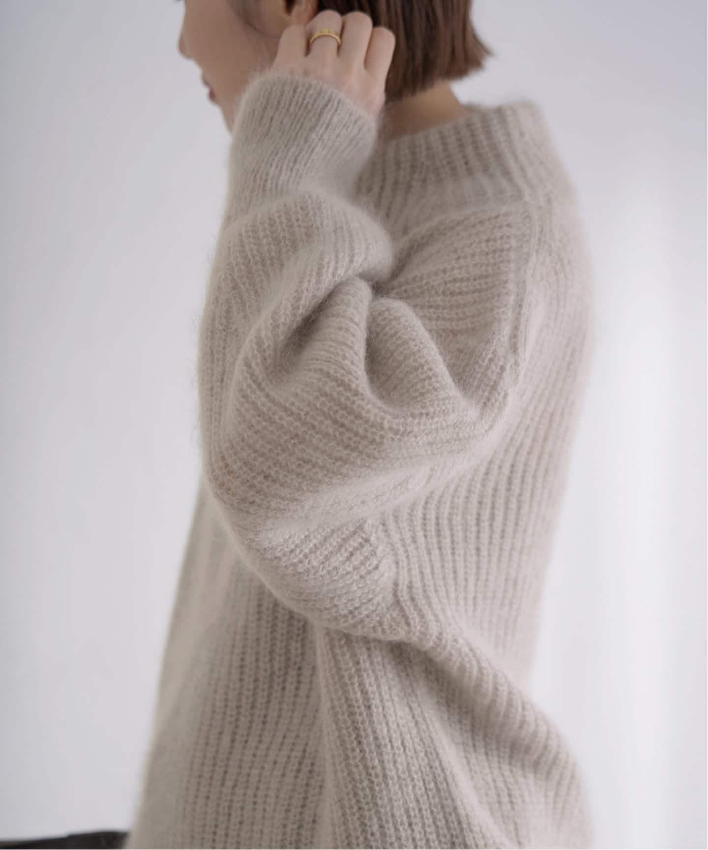 キッドモヘヤミックス 片畦プルオーバー（ニット／セーター）｜IENA