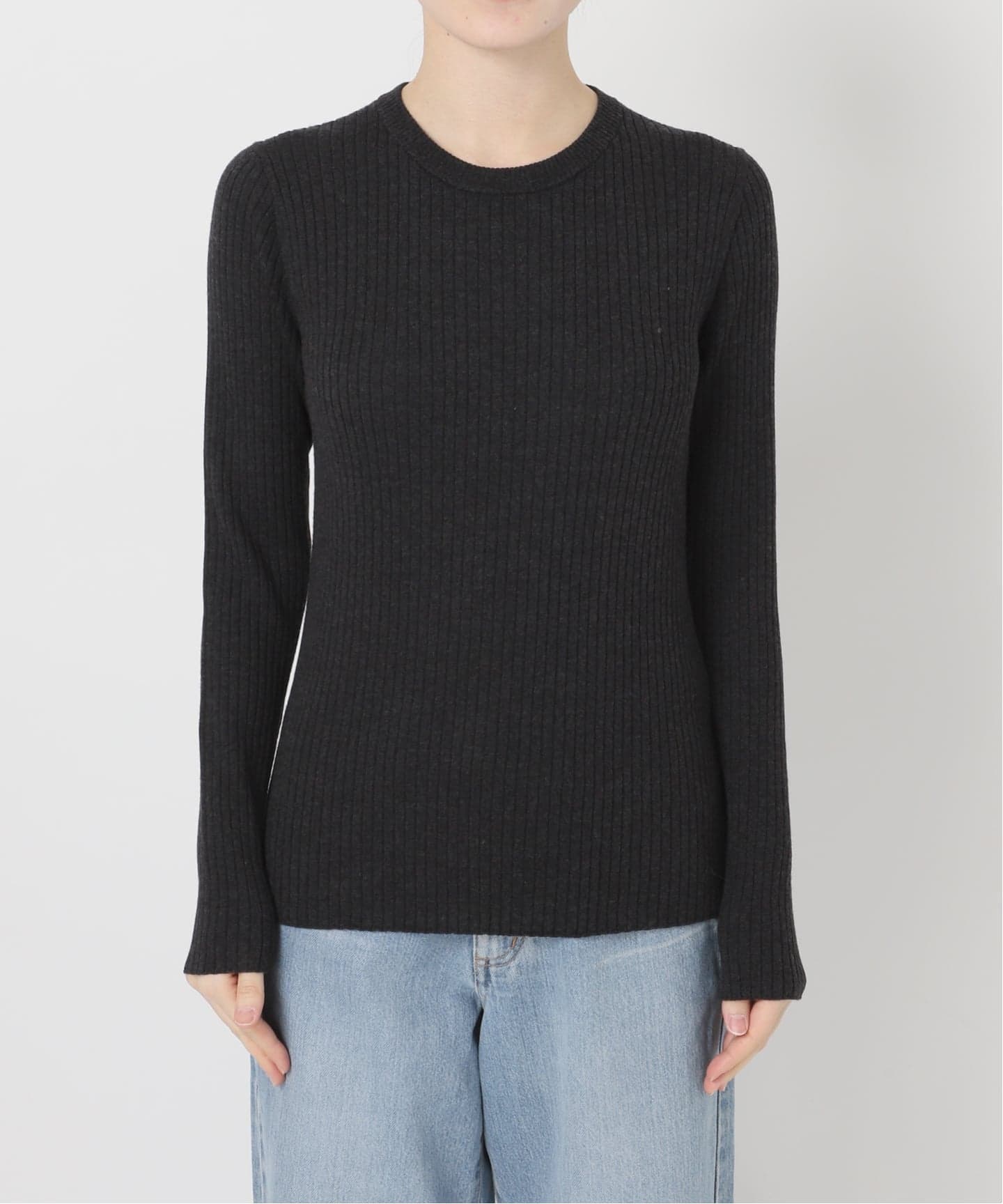 EXメリノリブ クルーネックプルオーバー（ニット／セーター）｜IENA