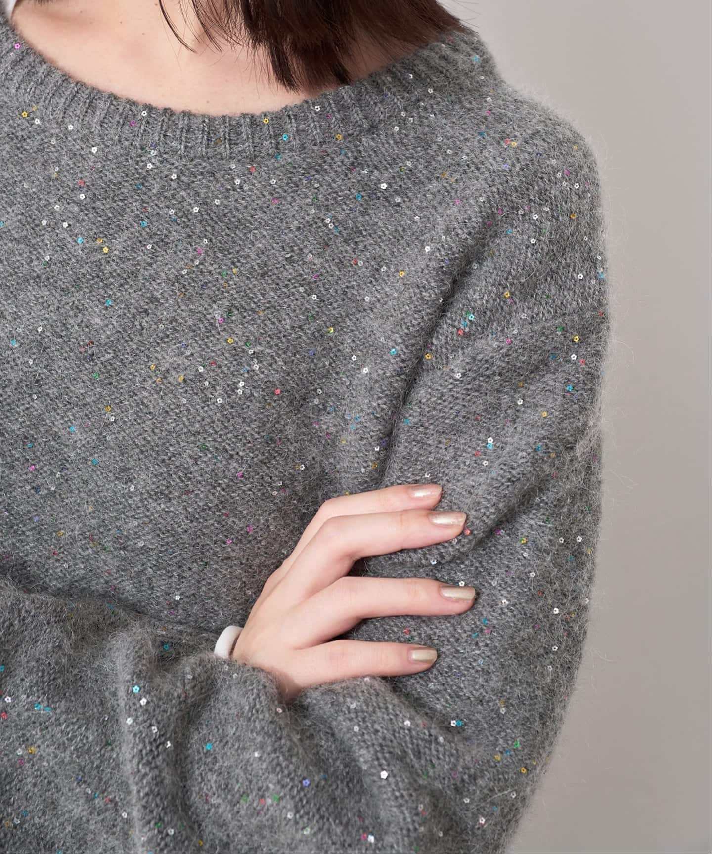 WEB限定/追加》スパンコールニット（ニット／セーター）｜SLOBE IENA