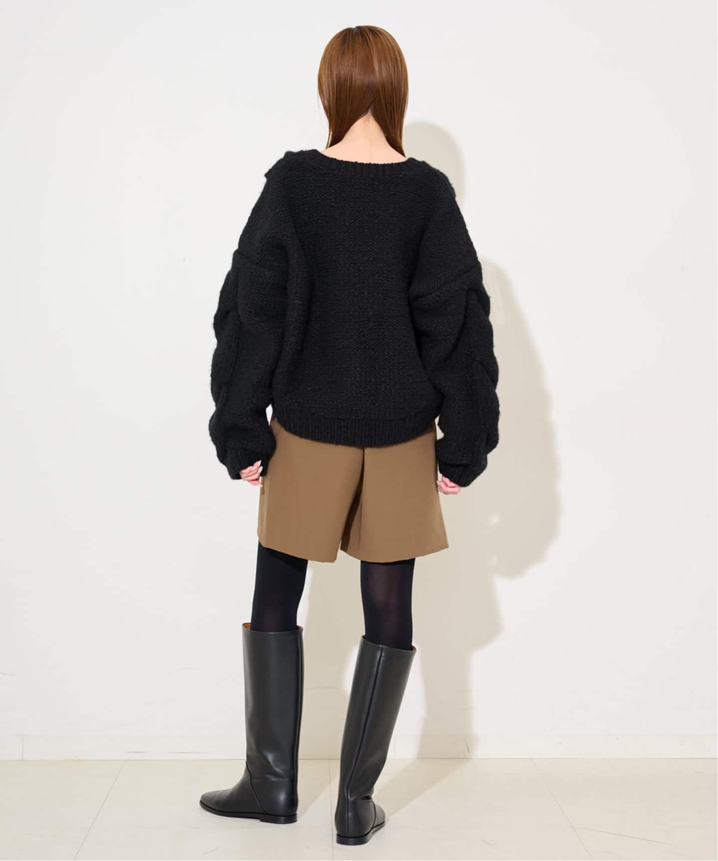 81BRANCA/ハチイチブランカ SLOBE別注 ケーブルハンドニット（ニット