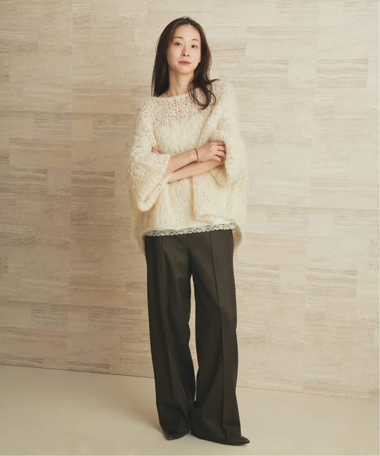 追加》HAND KNIT ジャンボタム プルオーバー（ニット／セーター