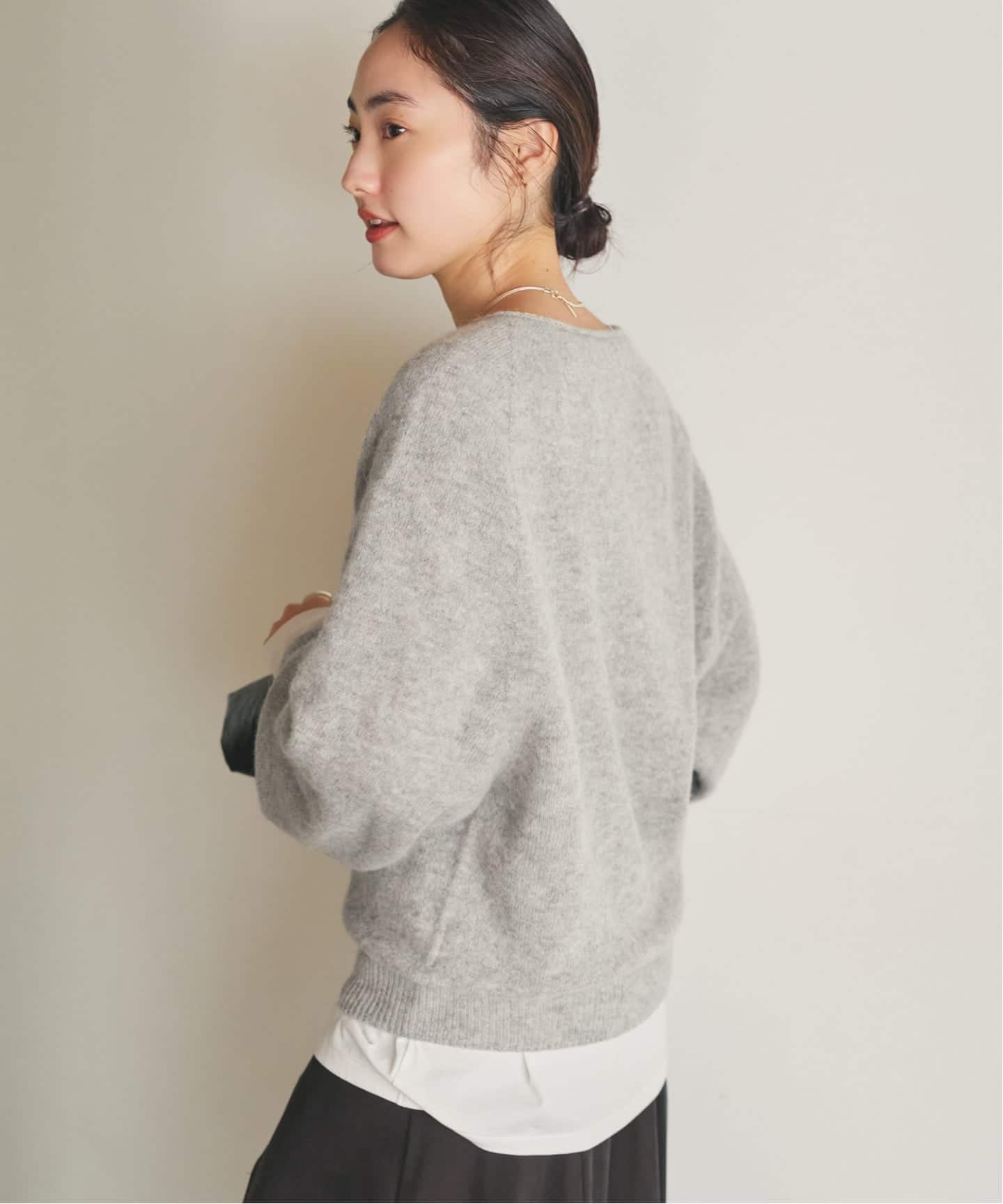 追加》Baby Alpaca ラグラン プルオーバー（ニット／セーター）｜Plage