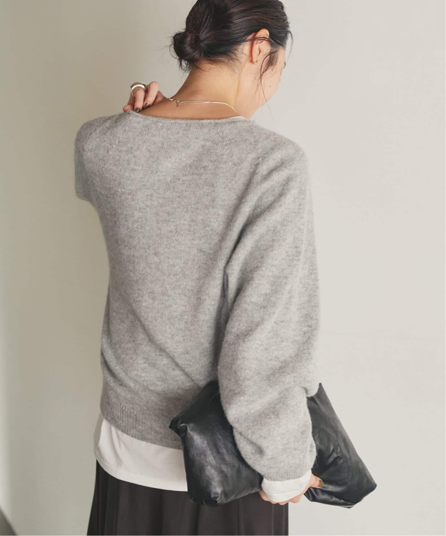 追加》Baby Alpaca ラグラン プルオーバー（ニット／セーター）｜Plage