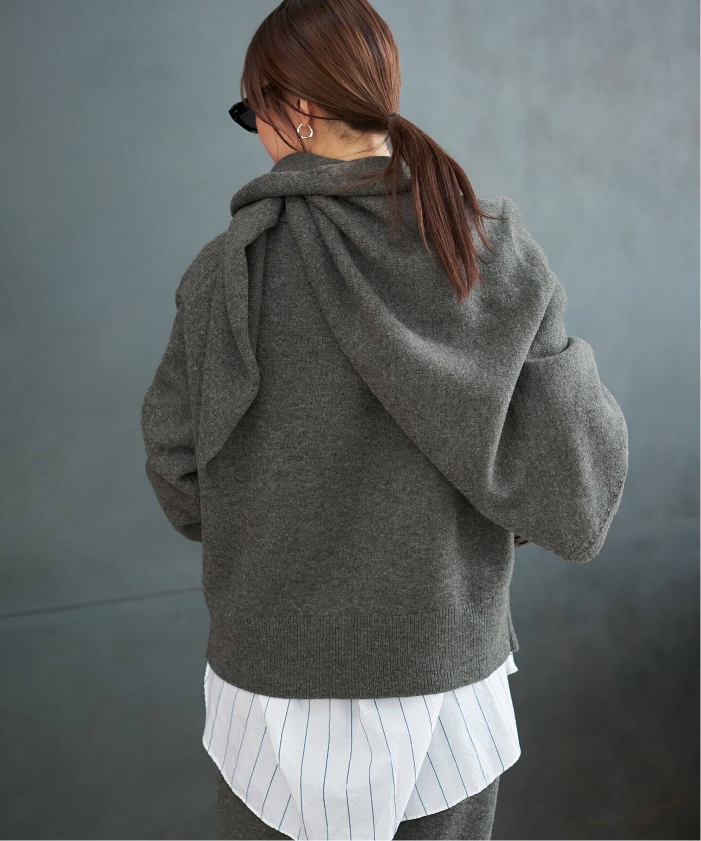 R'IAM ストールプルオーバー（ニット／セーター）｜Plage（プラージュ