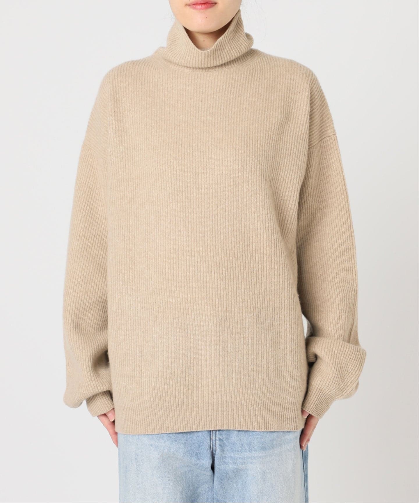 LOOSE TURTLE NECK プルオーバー（ニット／セーター）｜Plage