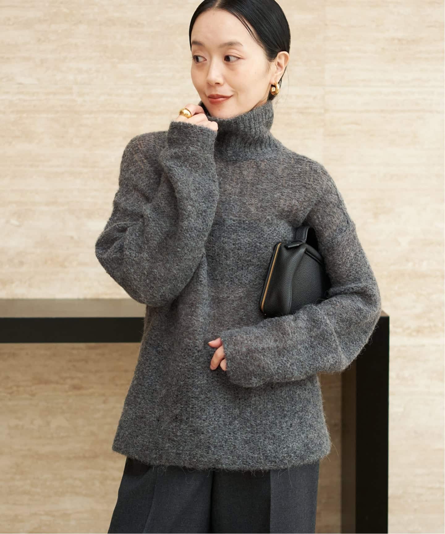 ALPACA MIX BUTTON ニット（ニット／セーター）｜Plage（プラージュ