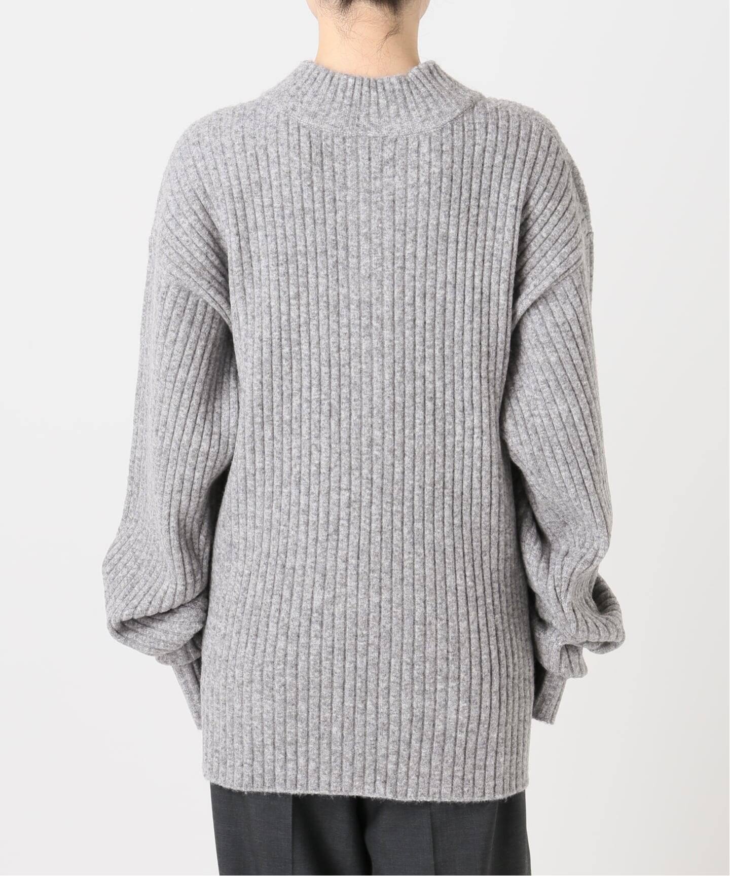 RIB HENRY NECK SWEATER：ニット（ニット／セーター）｜CITYSHOP