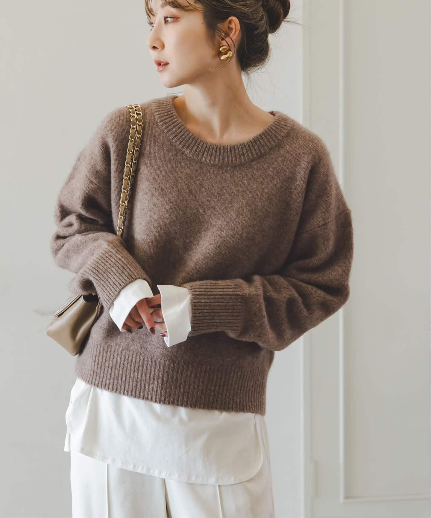 追加》YAKクルーネックプルオーバー2（ニット／セーター）｜NOBLE