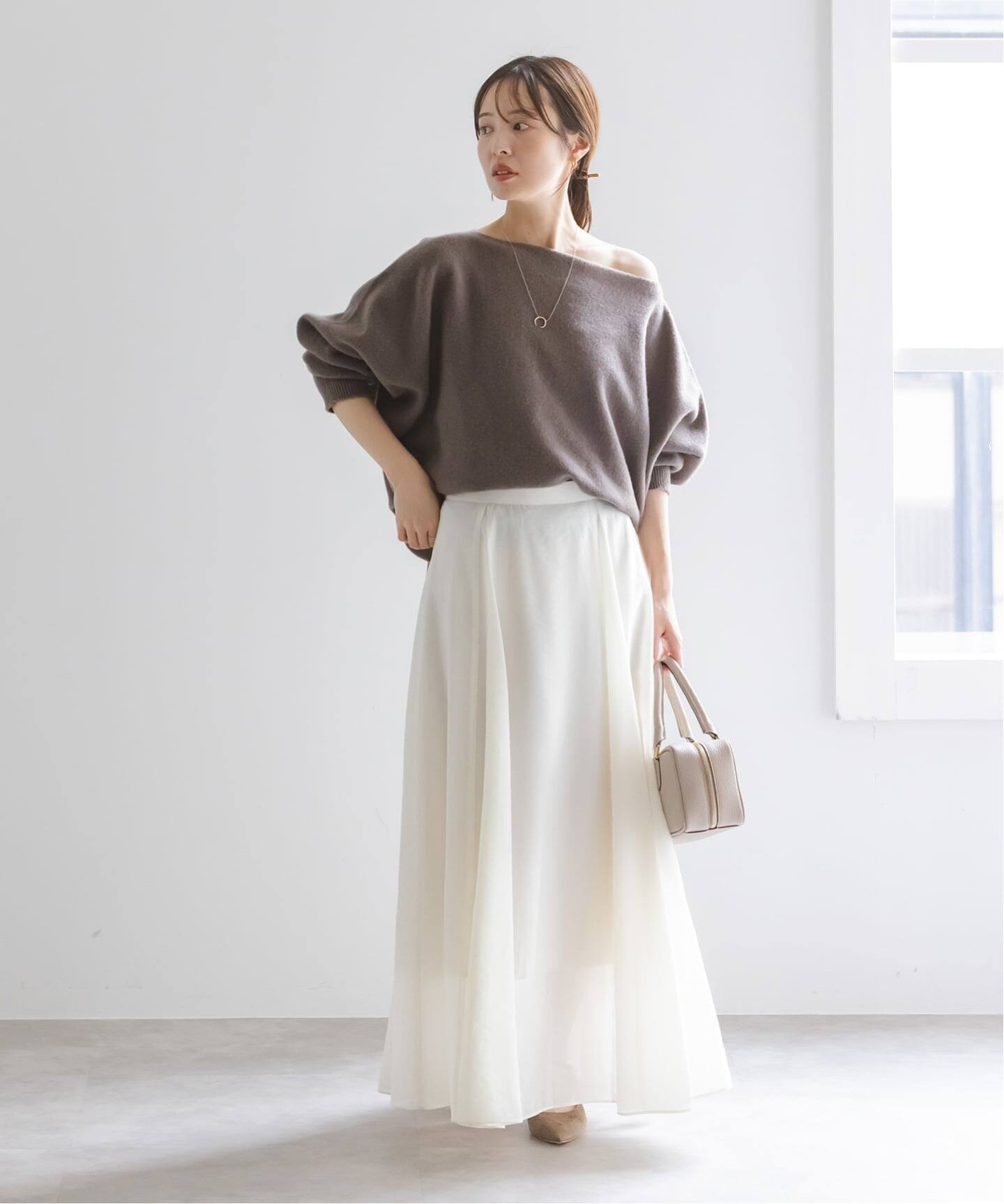 WEB限定カラー・追加4》ファインウールドルマンプルオーバー（ニット