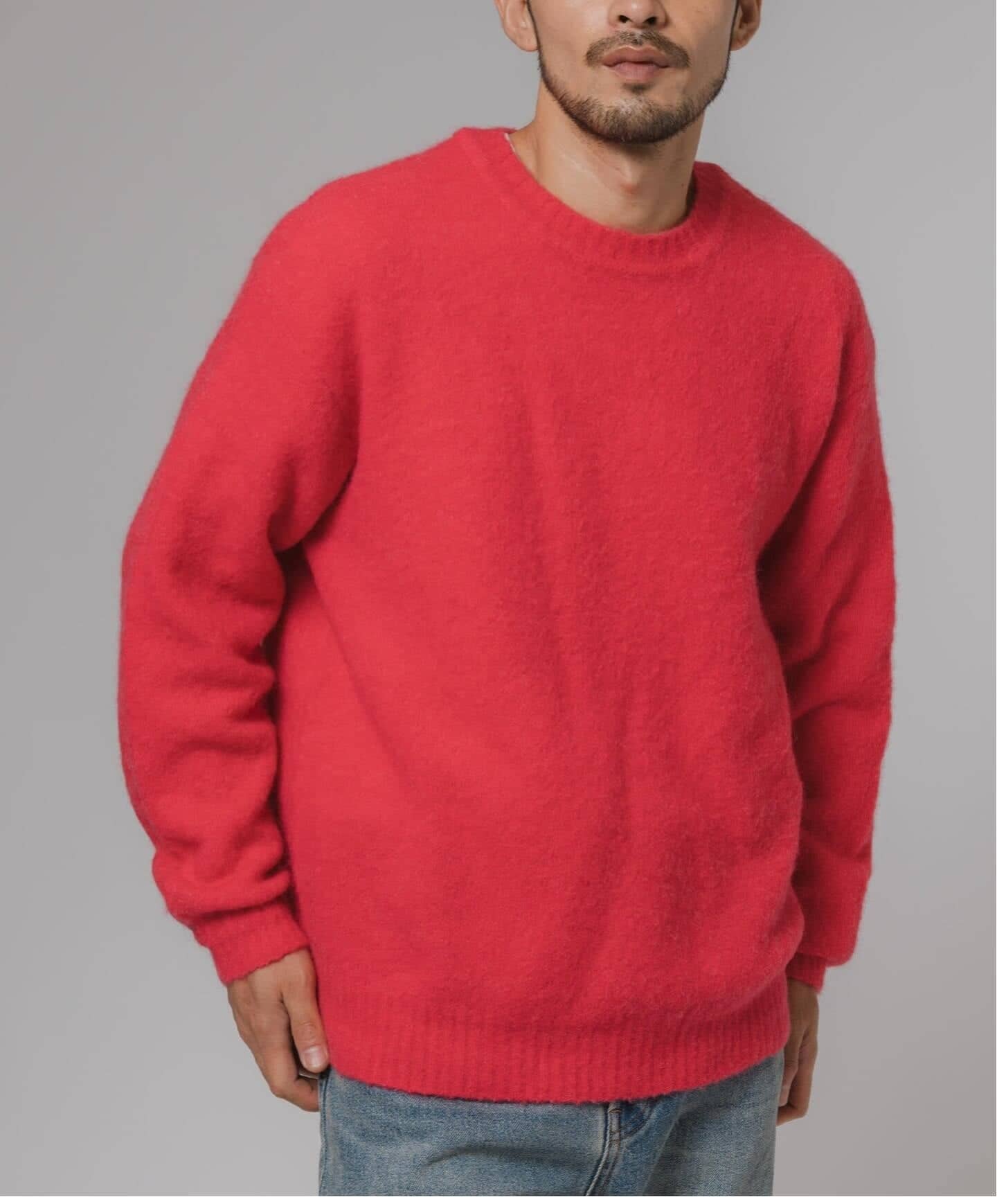 スリアルパカミックス クルーネックニット（ニット／セーター