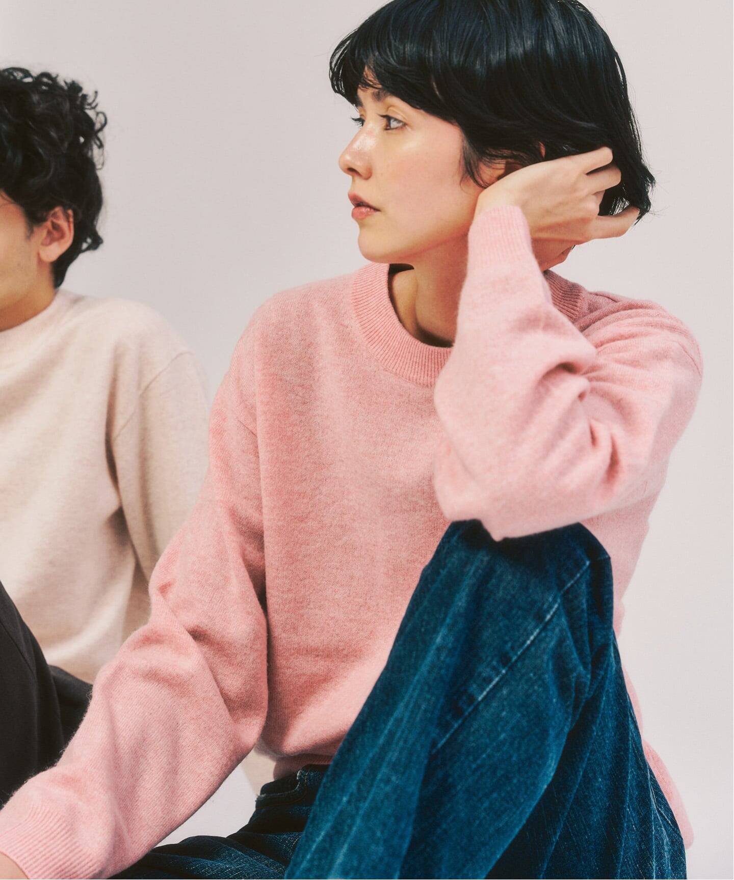 カシミヤブレンド モックネックニット（ニット／セーター）｜417