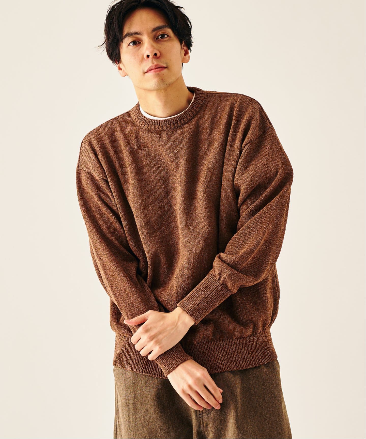 TOKIO SELECTION【F】ニット セーター ブラウン フリーサイズ SHE