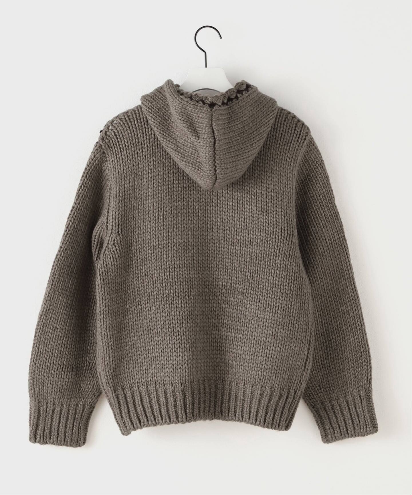 Geek Office / ギークオフィス】OPEN YY Knitted STITCH ZIP UP KNIT