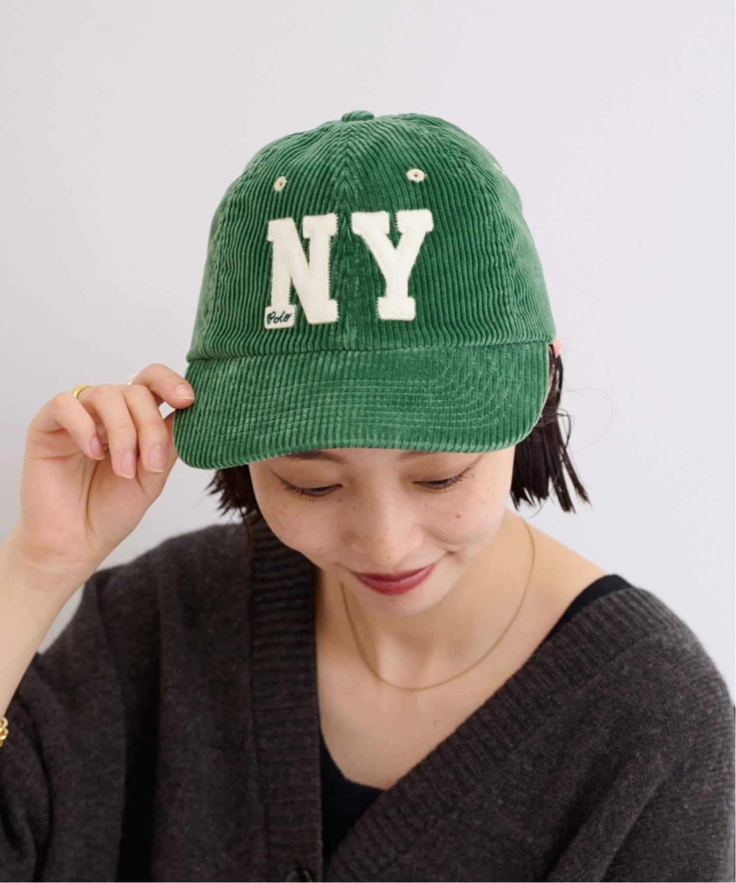 POLO RALPH LAUREN】CORDUROY NY AUTHENTI：キャップ（キャップ