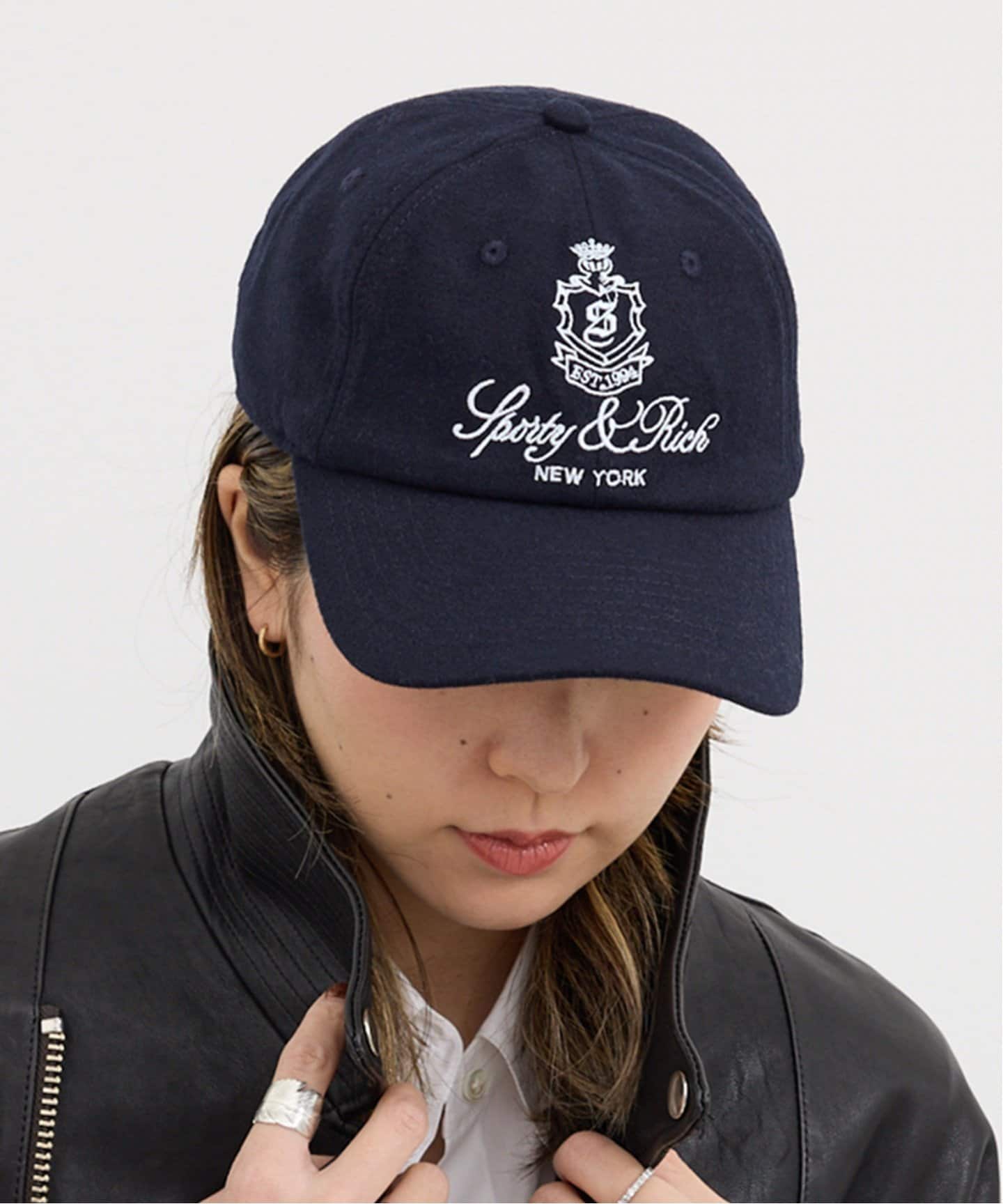 SPORTY&RICH/スポーティアンドリッチ】 VENDOME WOOL HAT（キャップ