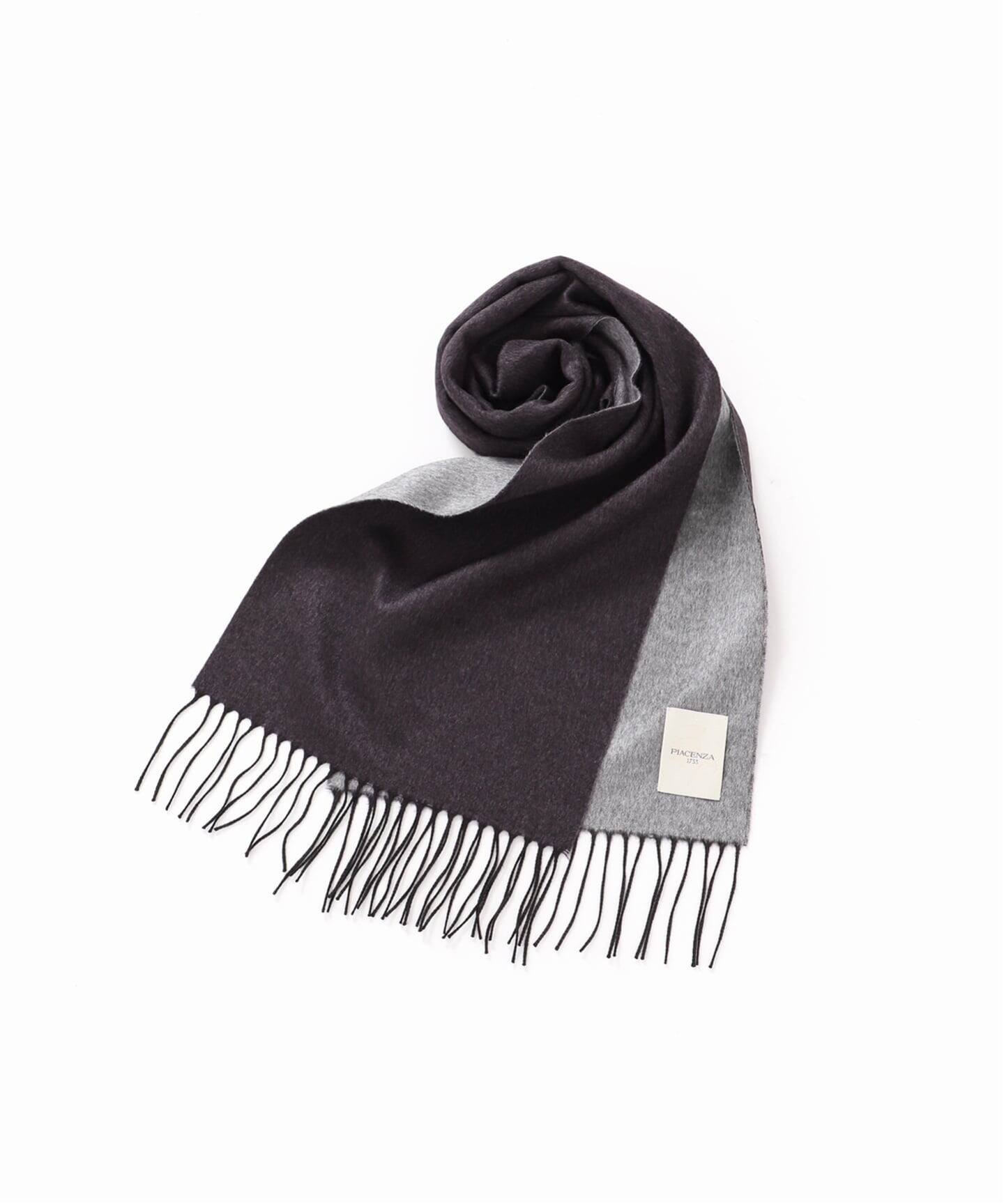 PIACENZA(ピアツェンツァ) シルク/カシミヤ ダブルフェイスマフラー 30