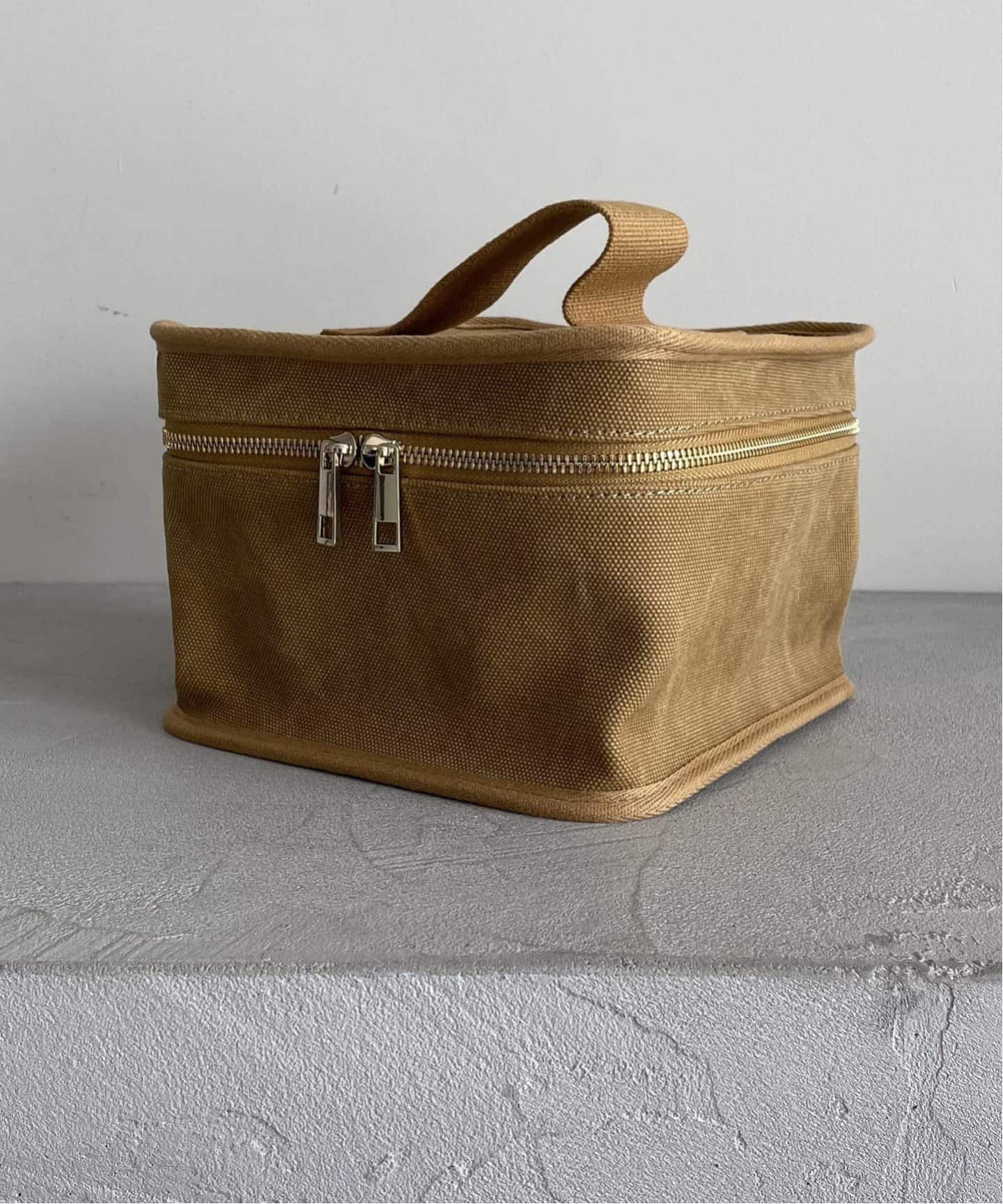 追加4》【BISOU×L'EAU】マルチポーチ（キャンバス） Lサイズ（ポーチ