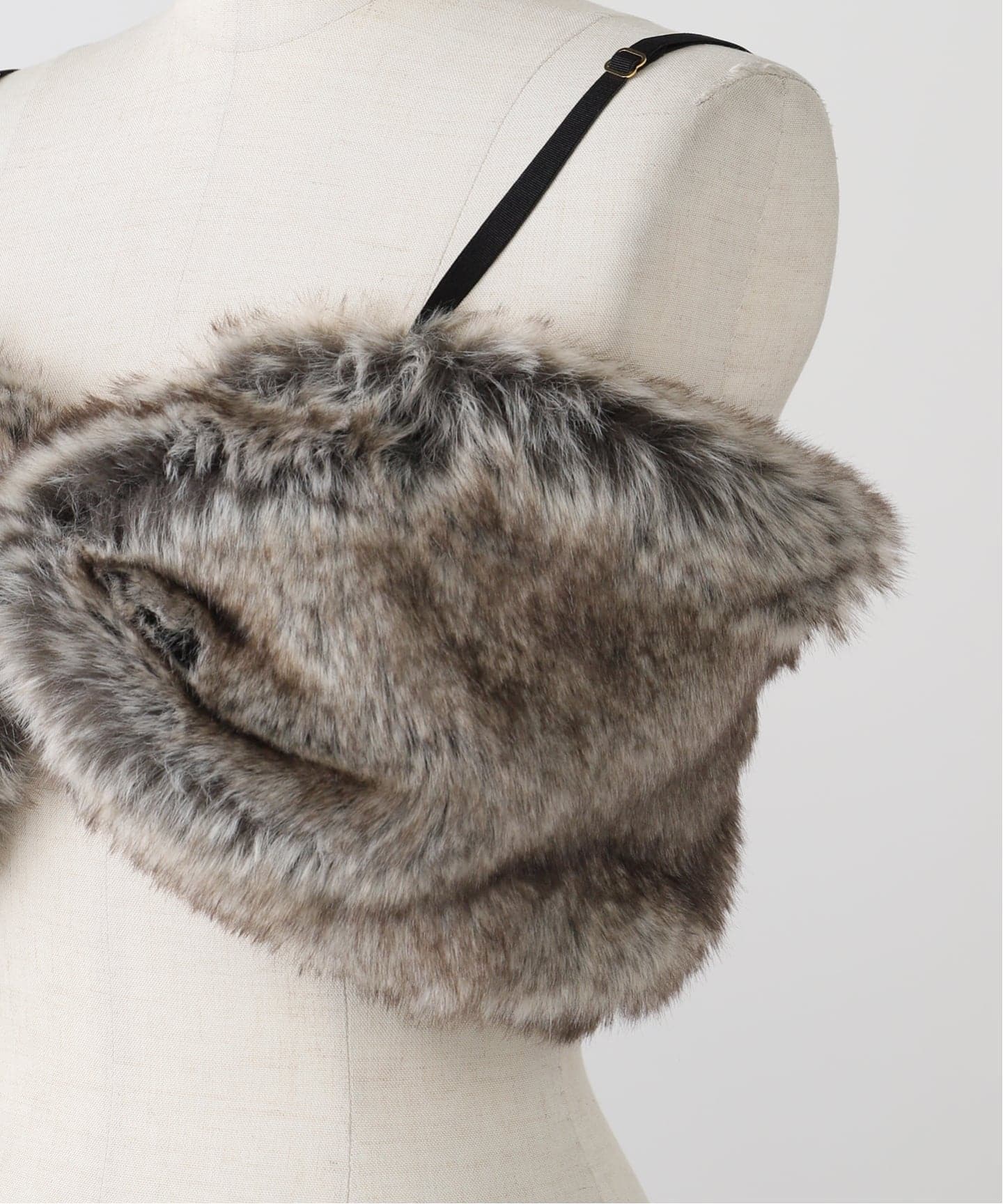 FUMIE TANAKA(フミエタナカ)】animal far bustier：ビスチェ（その他