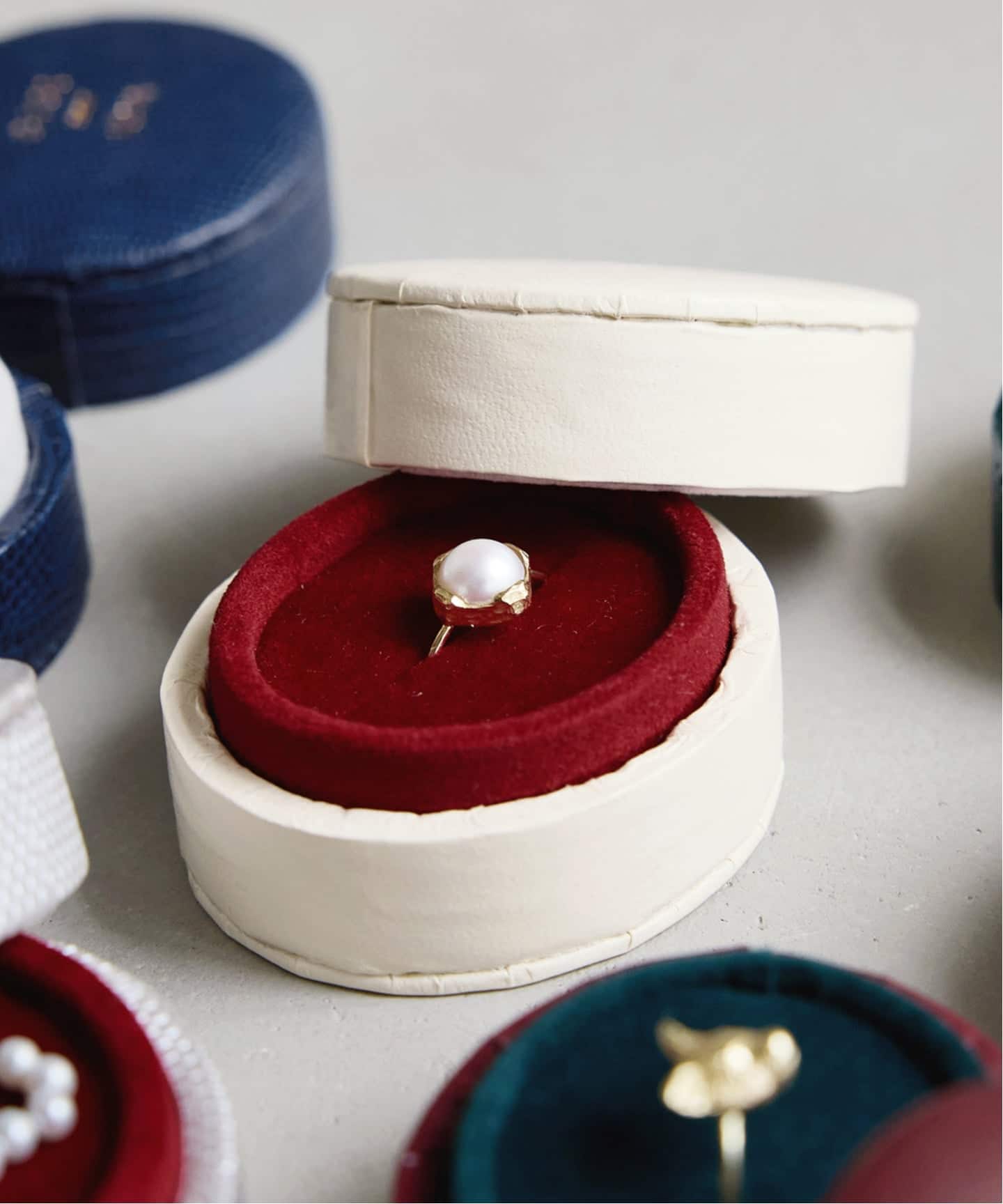 GIGI/ジジ 別注 PEARL SQUARE RING EX（リング）｜IENA（イエナ）の