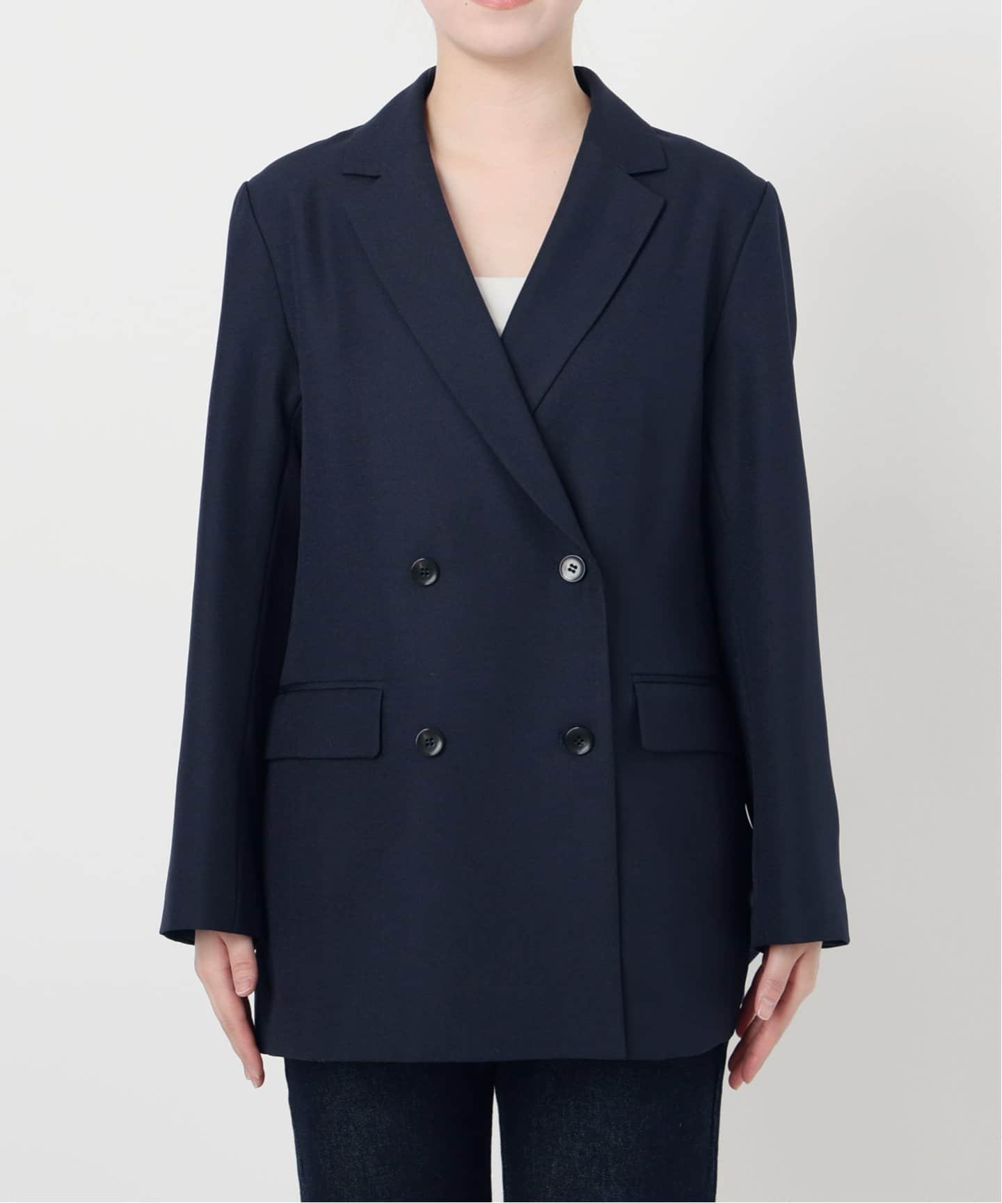 ツイルダブルブレストジャケット（その他ジャケット・スーツ）｜SLOBE