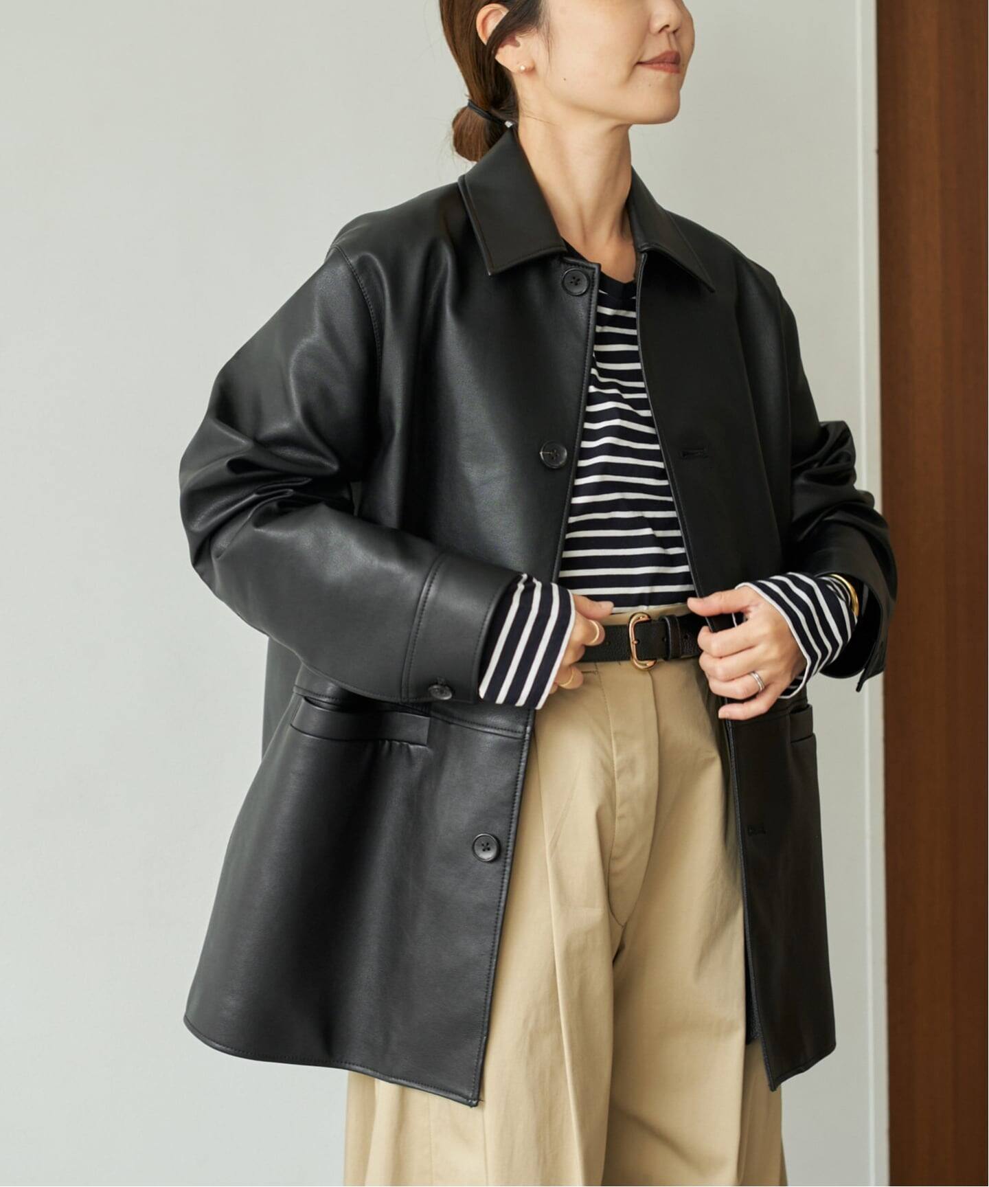 Leather Like Car コート（その他ブルゾン／アウター）｜Plage