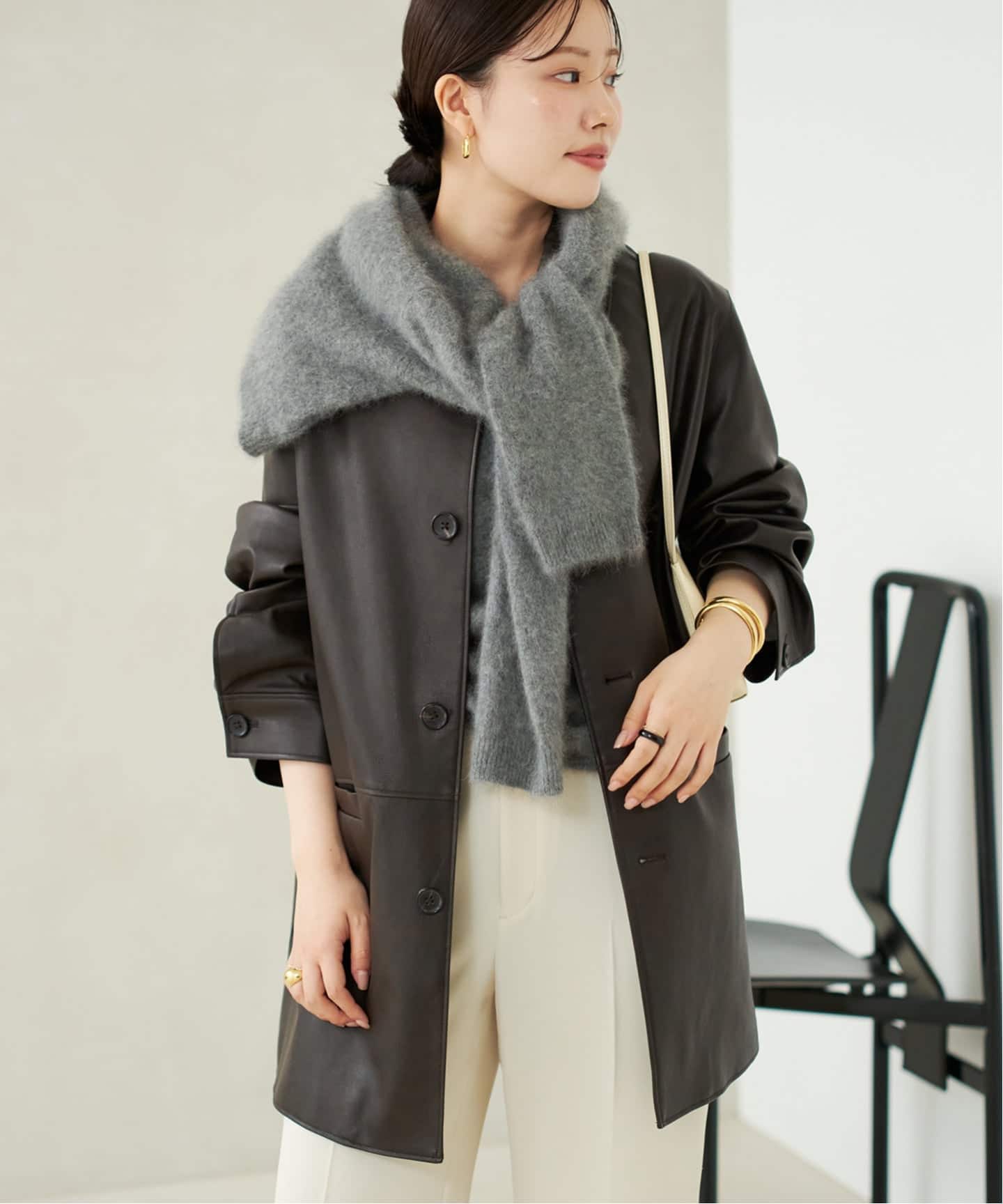 Leather Like Car コート（その他ブルゾン／アウター）｜Plage