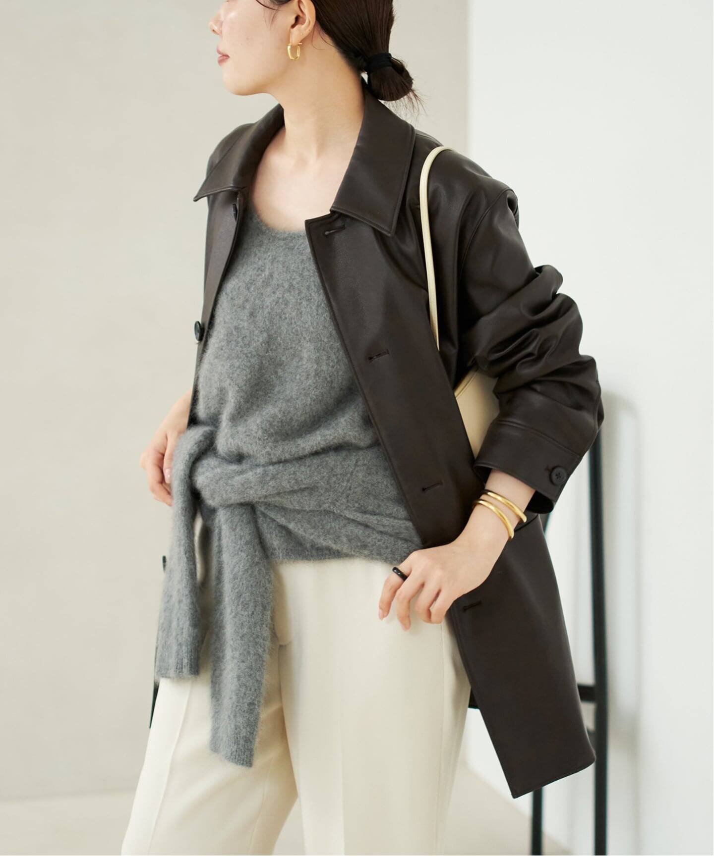 Leather Like Car コート（その他ブルゾン／アウター）｜Plage