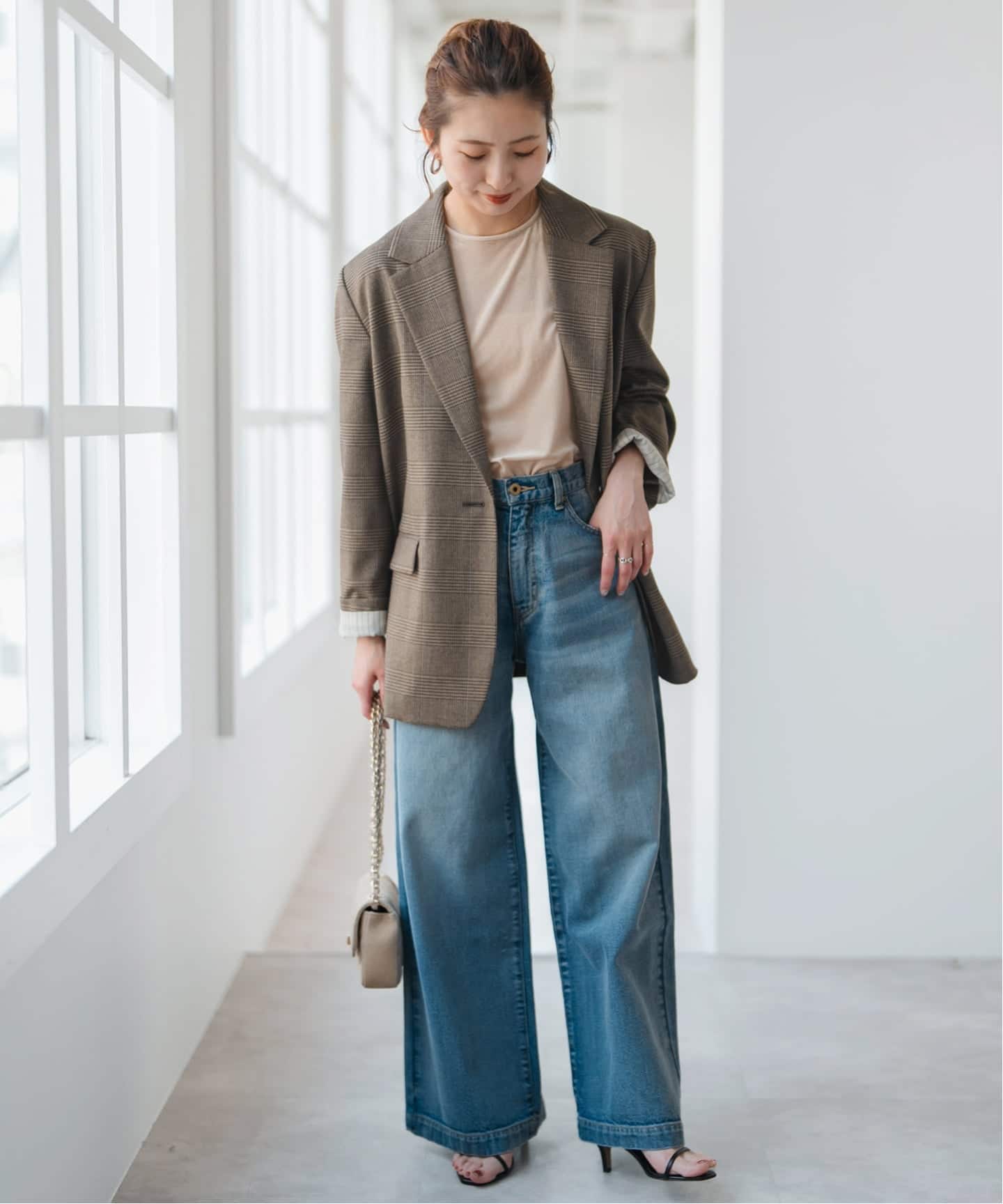 クラシカルチェックジャケット（テーラードジャケット）｜Spick and