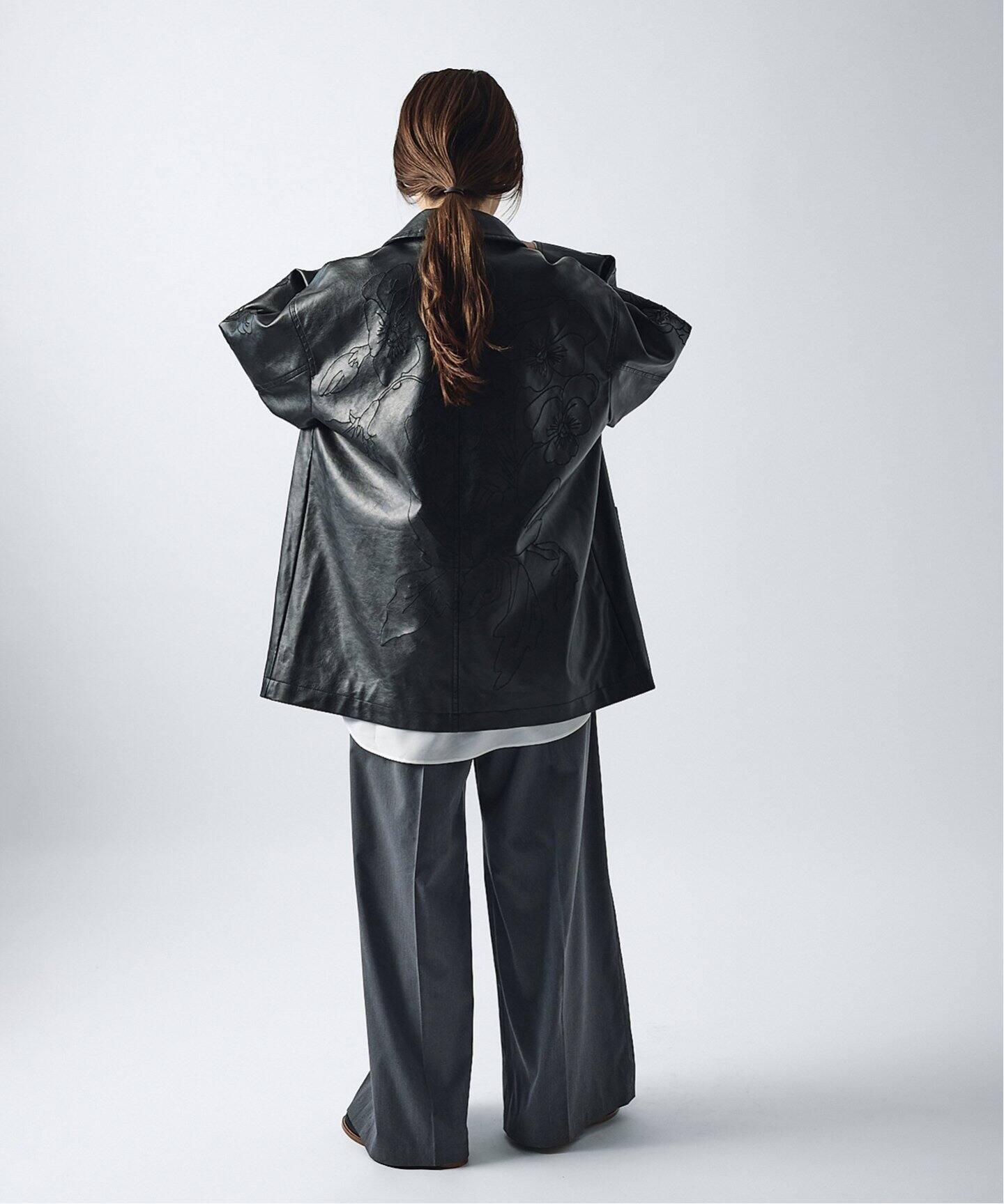 追加》【TOLIGHT×JOURNALSTANDARD】エンブロイダリー ブルゾン（レザー