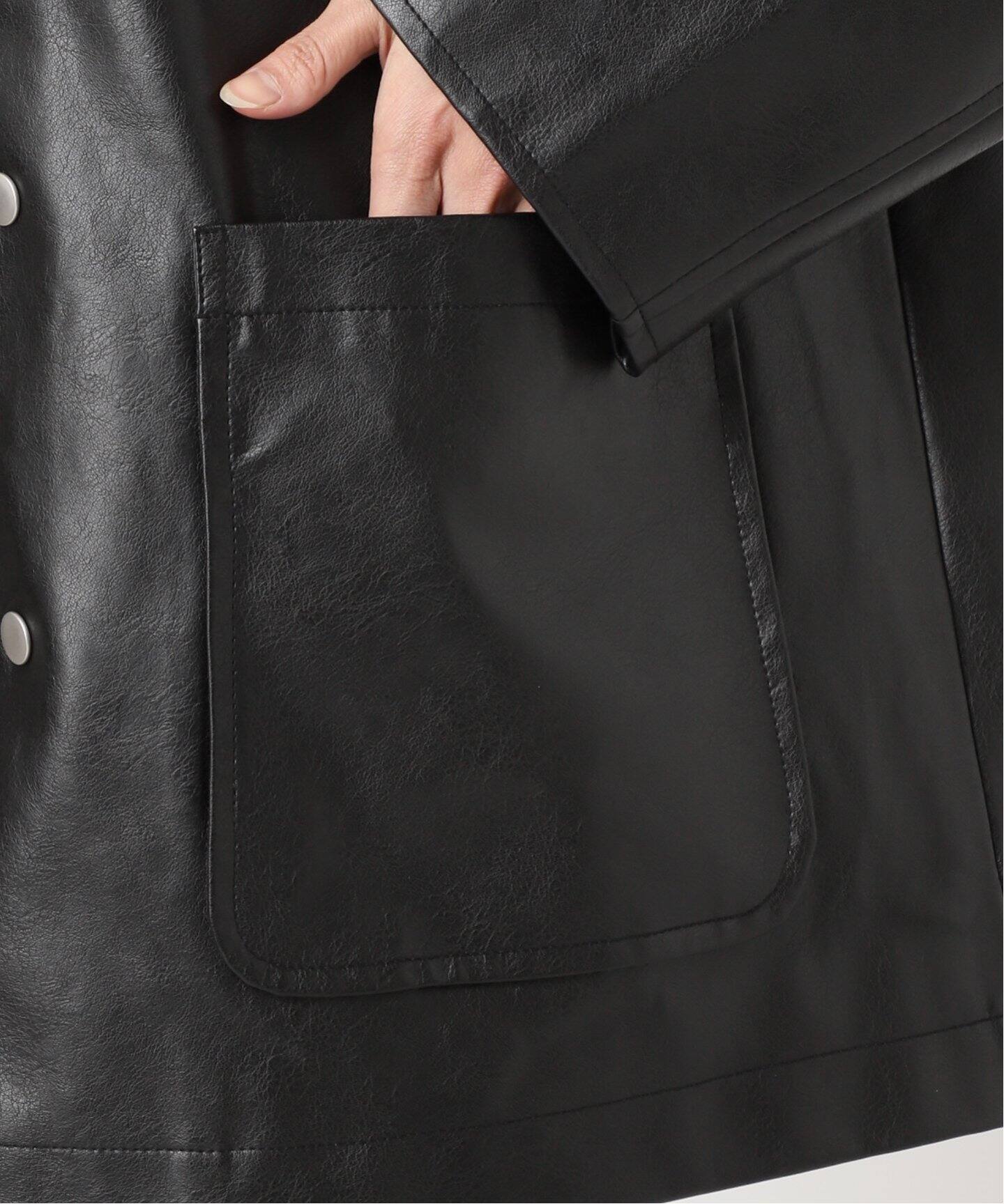 追加》【TOLIGHT×JOURNALSTANDARD】エンブロイダリー ブルゾン（レザー