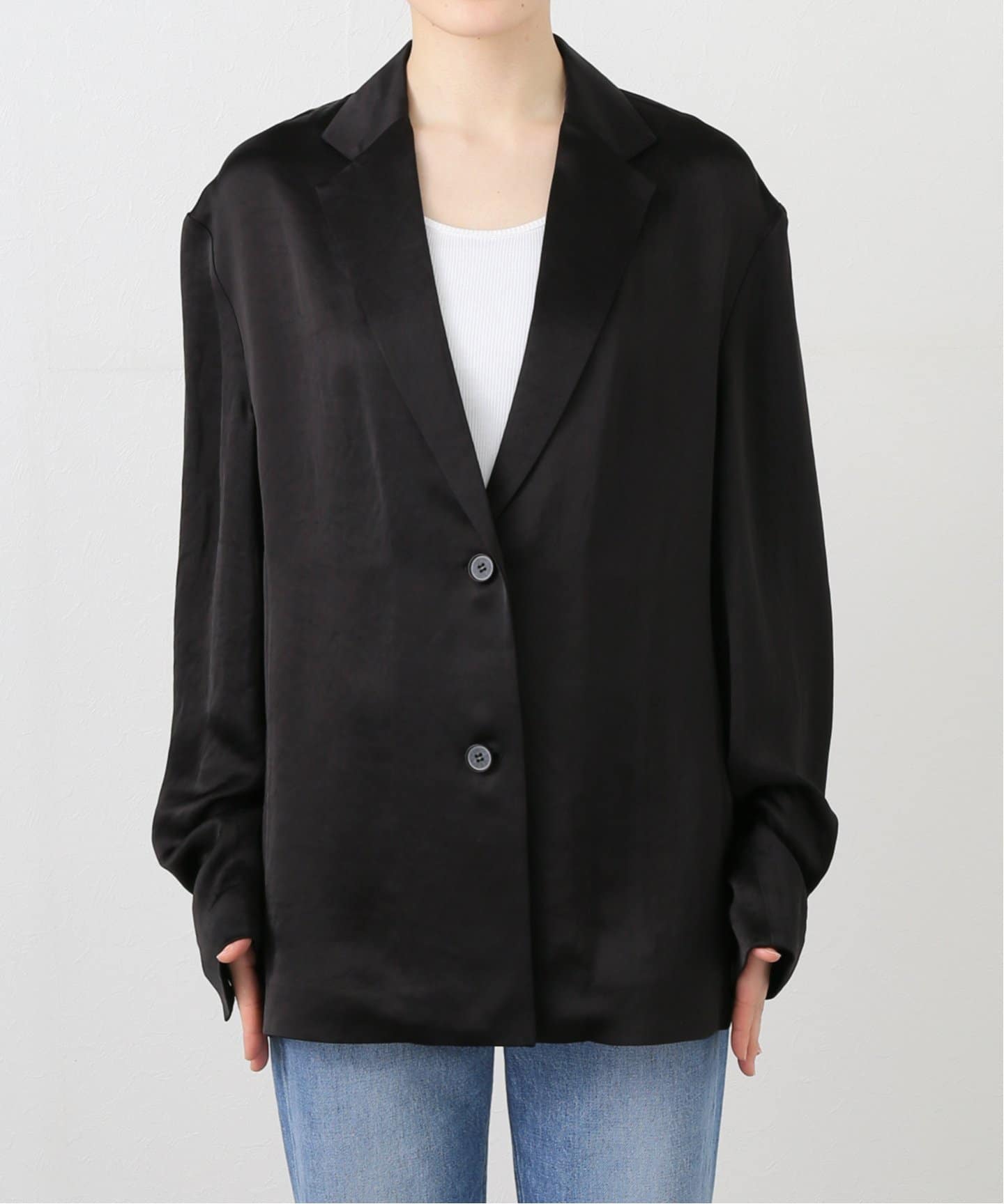 TODAYFUL/トゥデイフル】 Satin Over Jacket：ジャケット（その他